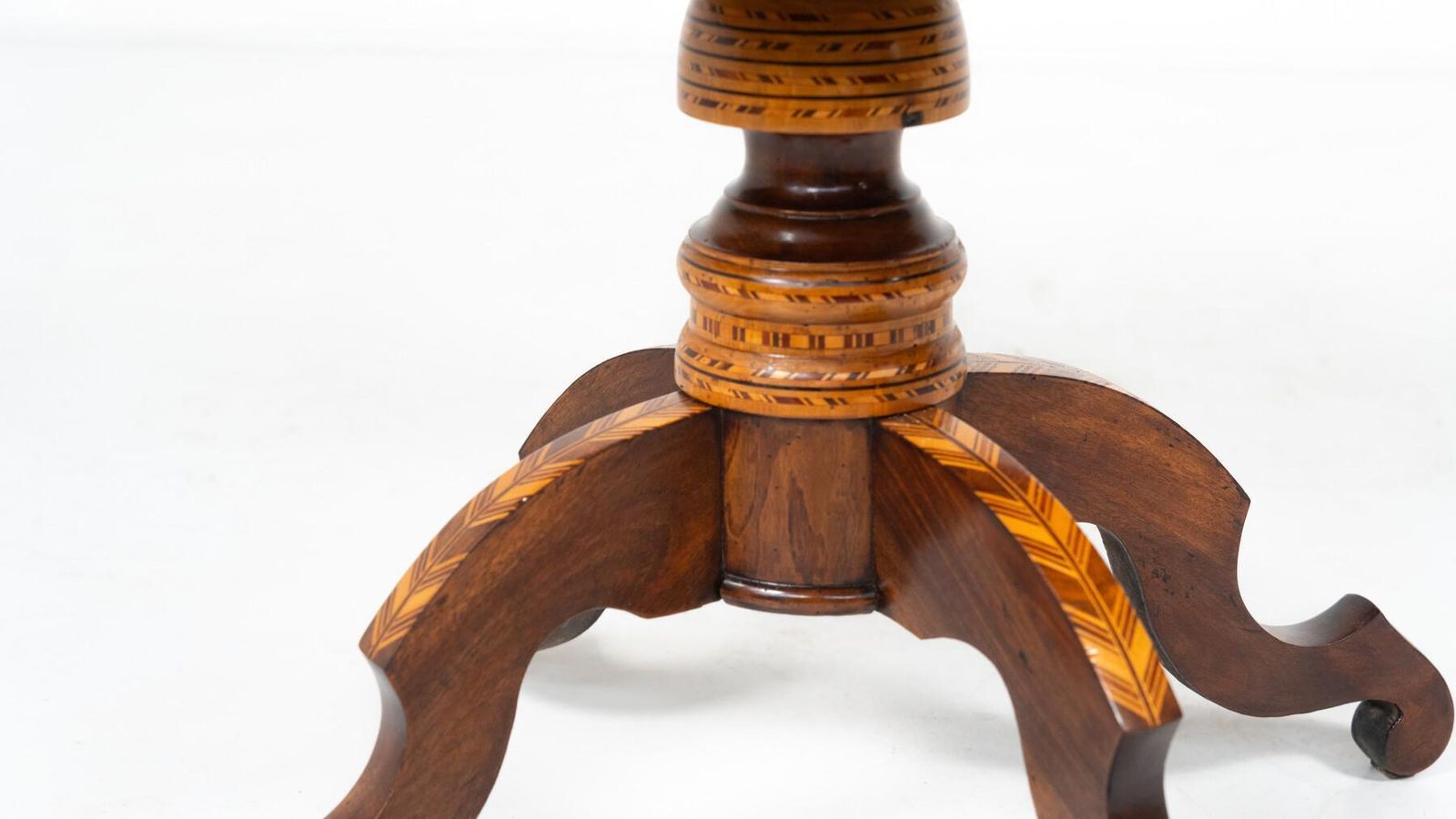 19th Century Tilt Top Table With Marquetry, Italy photo Furniture