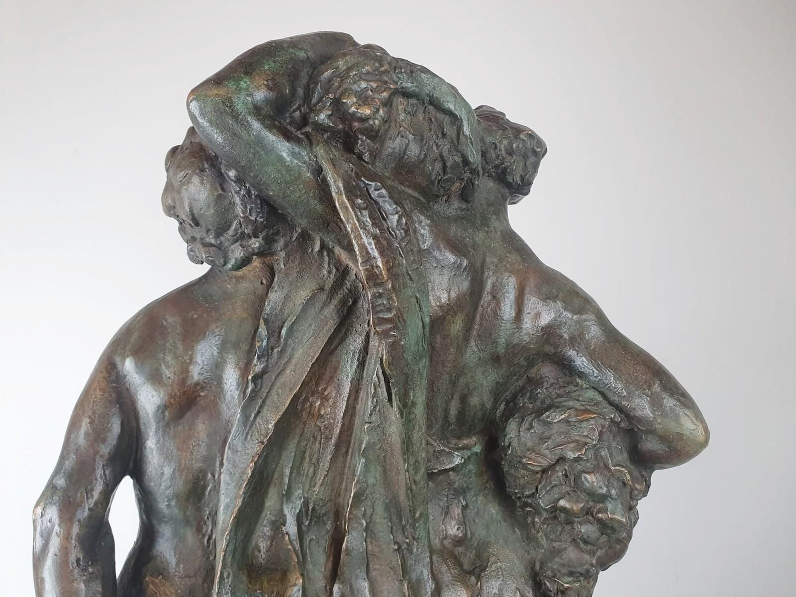 Jos De Decker, Bronze With Green Patina "Allegory Of Spring" photo 4367.0