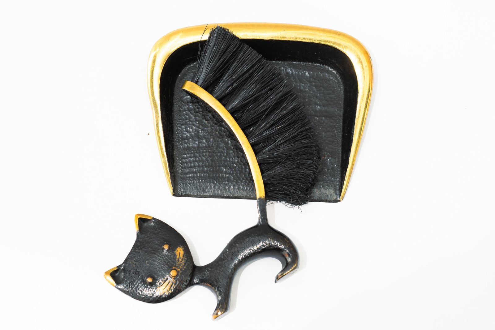 Walter Bosse Cat Crumbs Table Cleaning Set For Hertha Baller, Austria, 1950s photo Home Decor
