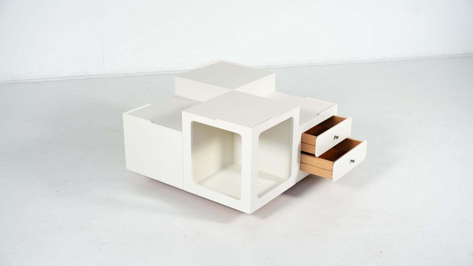 photo furniture Mid Century Modern Coffee Table, Wood, Italy, 1970s