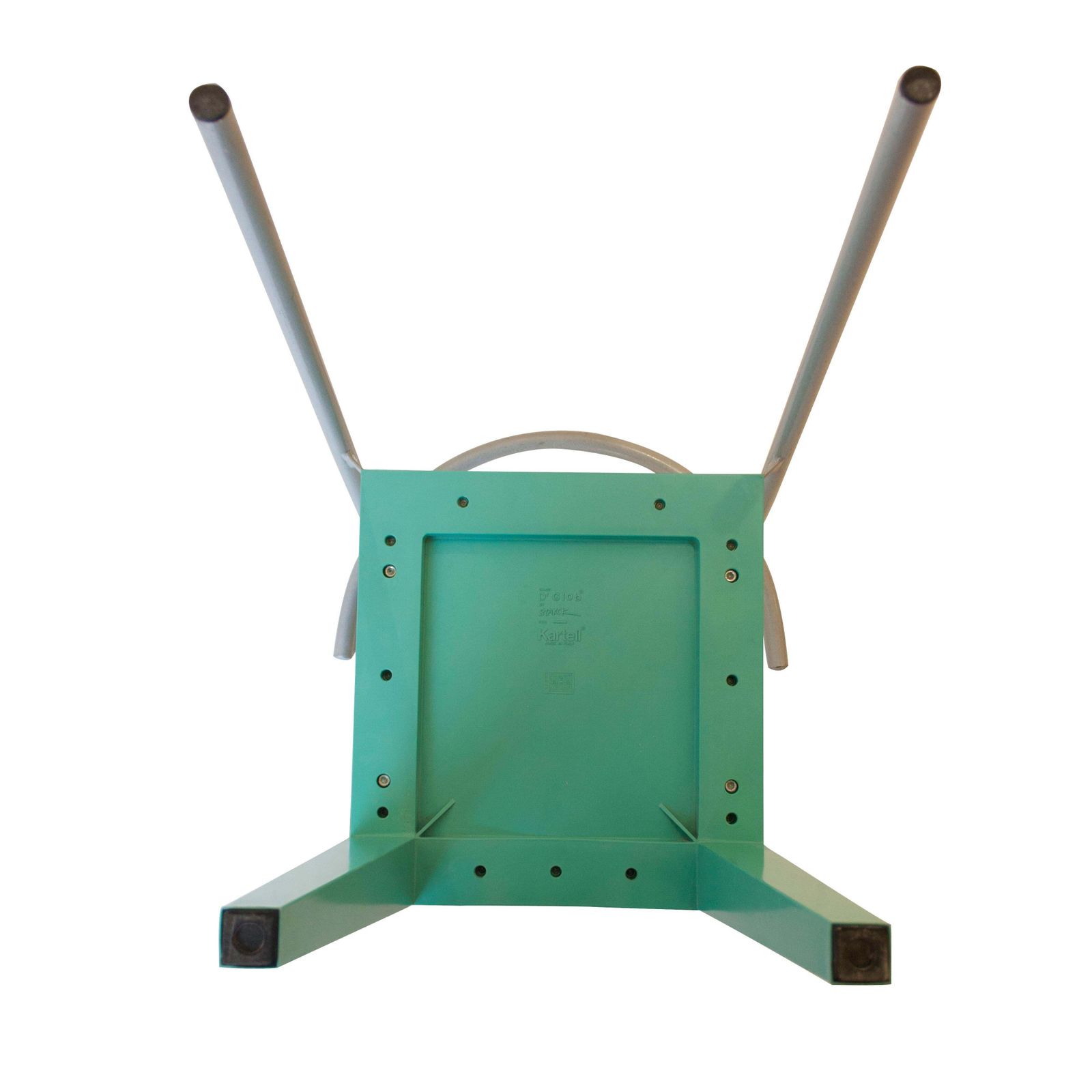 Phillippe Stark DR.Glob Turquoise Set Of Chairs, Italy, 1988 photo vinterior