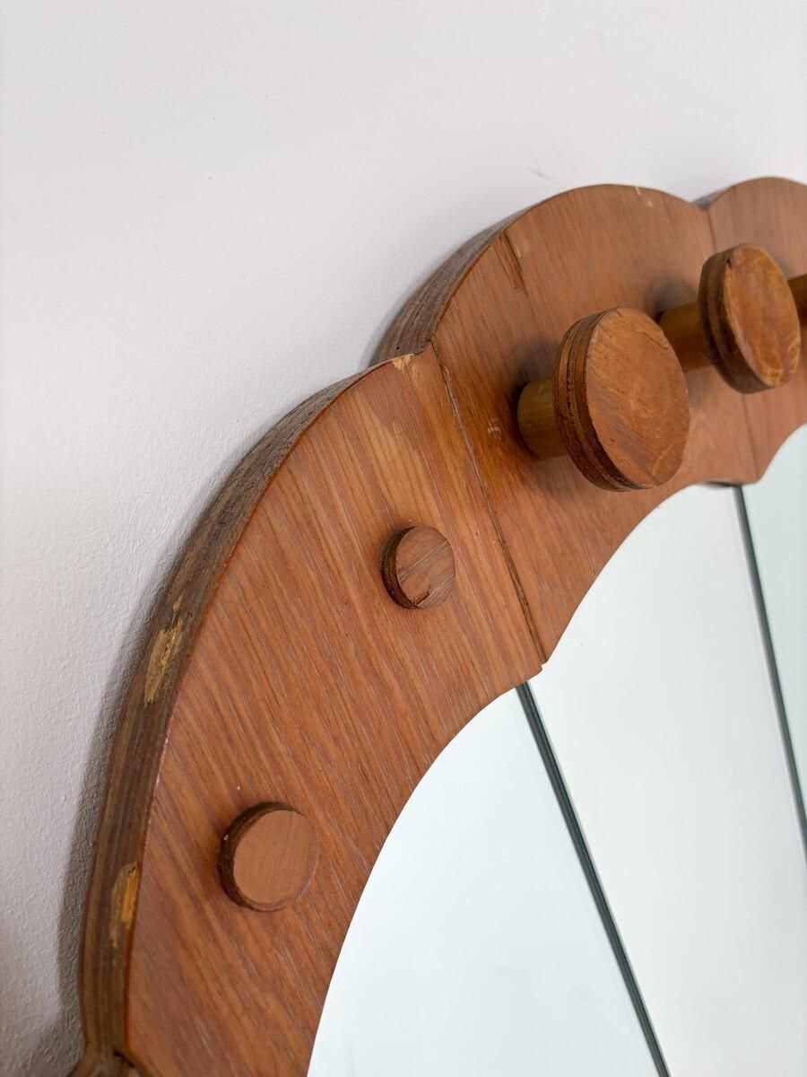 photo furniture 'Pavone' Mirror By Sirio Alessandri For Pallucco, 1970s