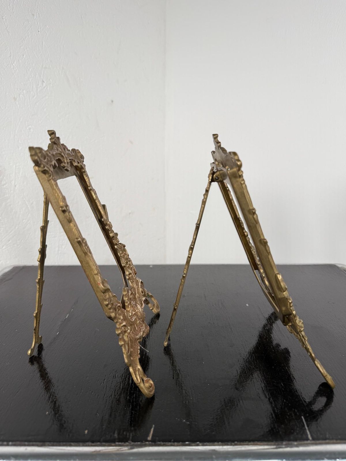 Art Nouveau Brass Pair Of Photo Frames   France photo 195.0