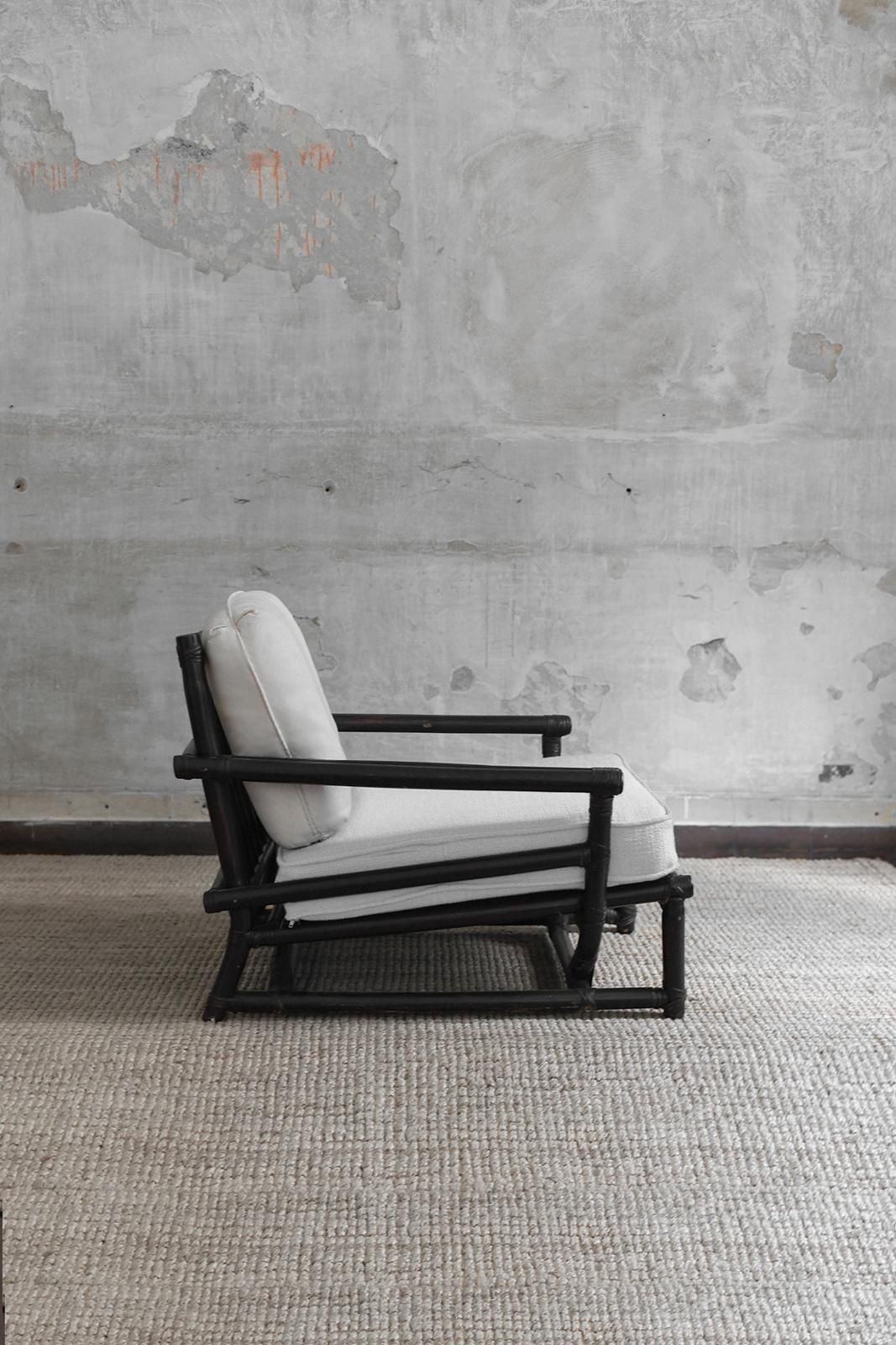 Pair Of Deep Lounge Chairs – Elinore & Jhon Mcguire San Francisco 1970 photo Furniture