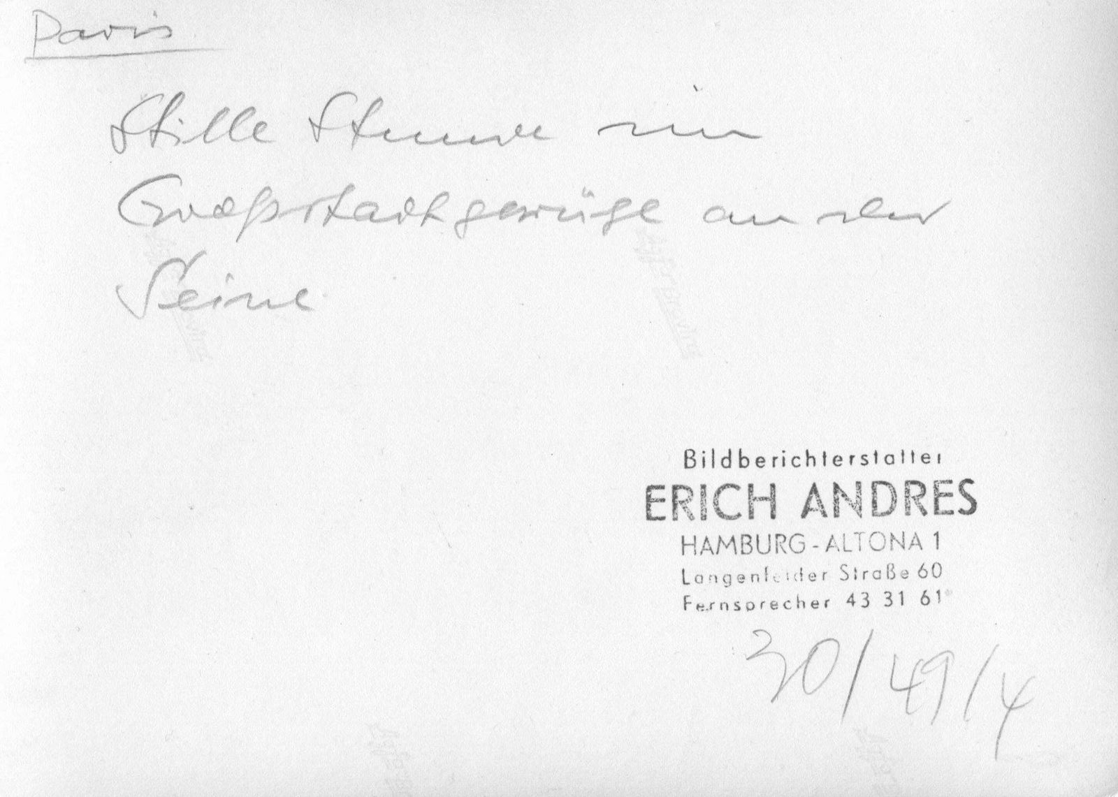 Erich Andresparis 1952 , A Picturesque Moment1952 photo furniture