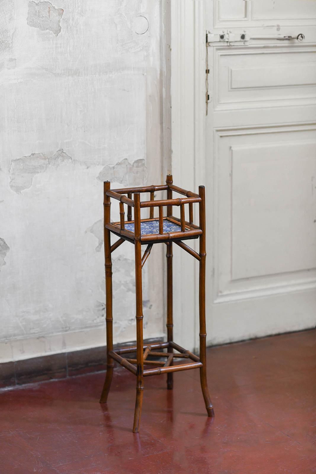 Bamboo Plant Stand photo furniture