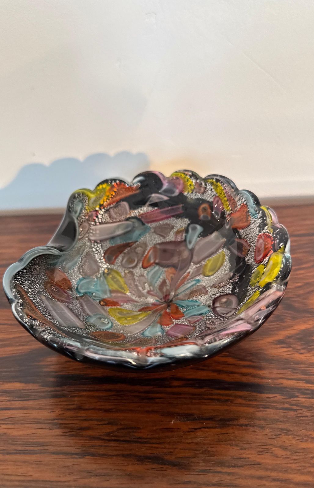 photo vintage Mille Fiori Murano Glass Bowl Dino Martens Italy, 1960s