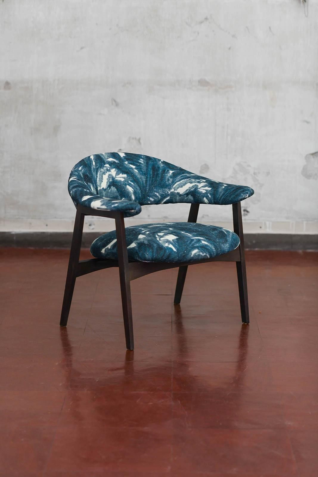 Pair Of Wooden Armchairs Prod. “Poggi” – Italy 1950 photo for sale
