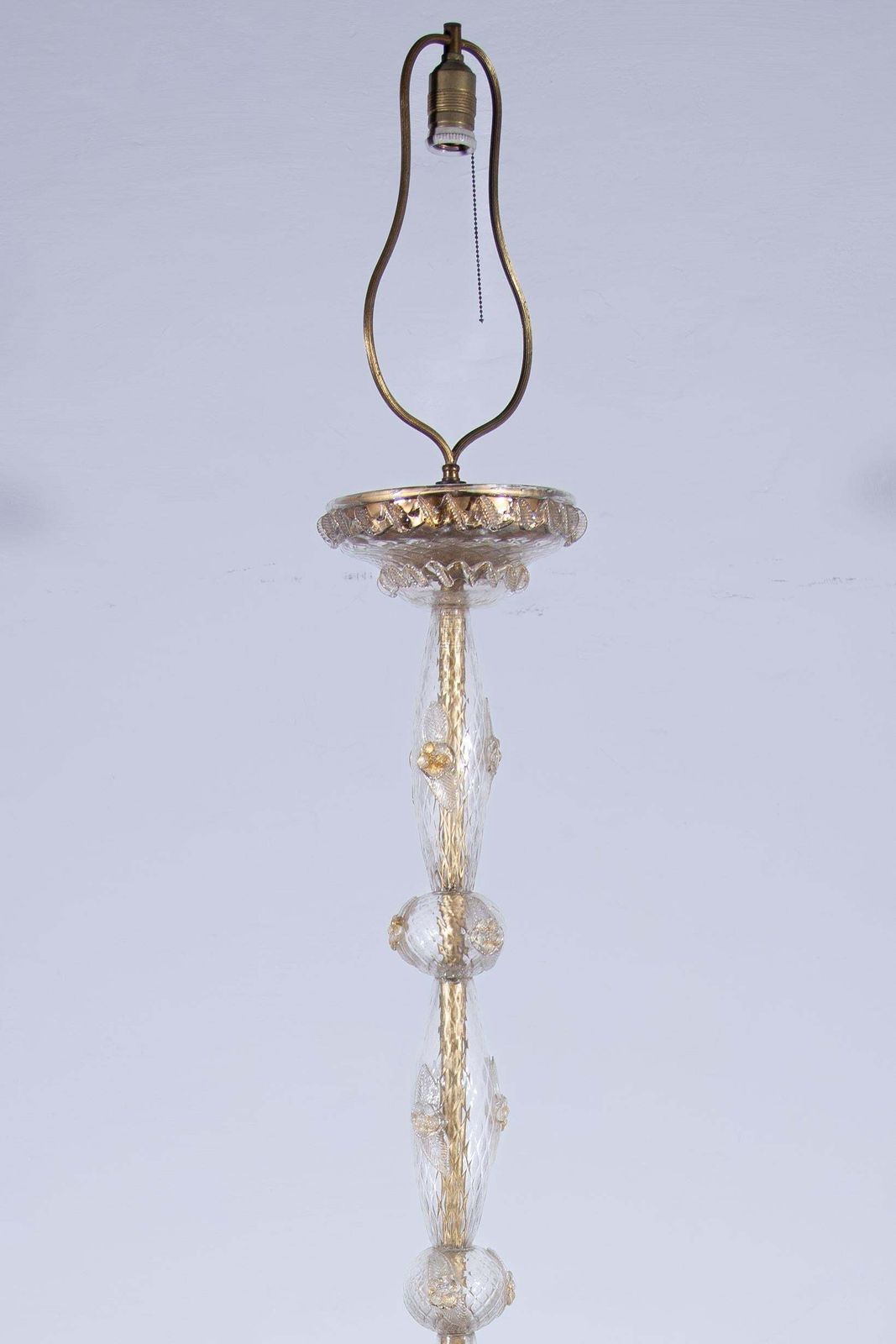 Art Deco Murano Floor Lamp Attributed By Barovier & Toso, 1930s photo buy