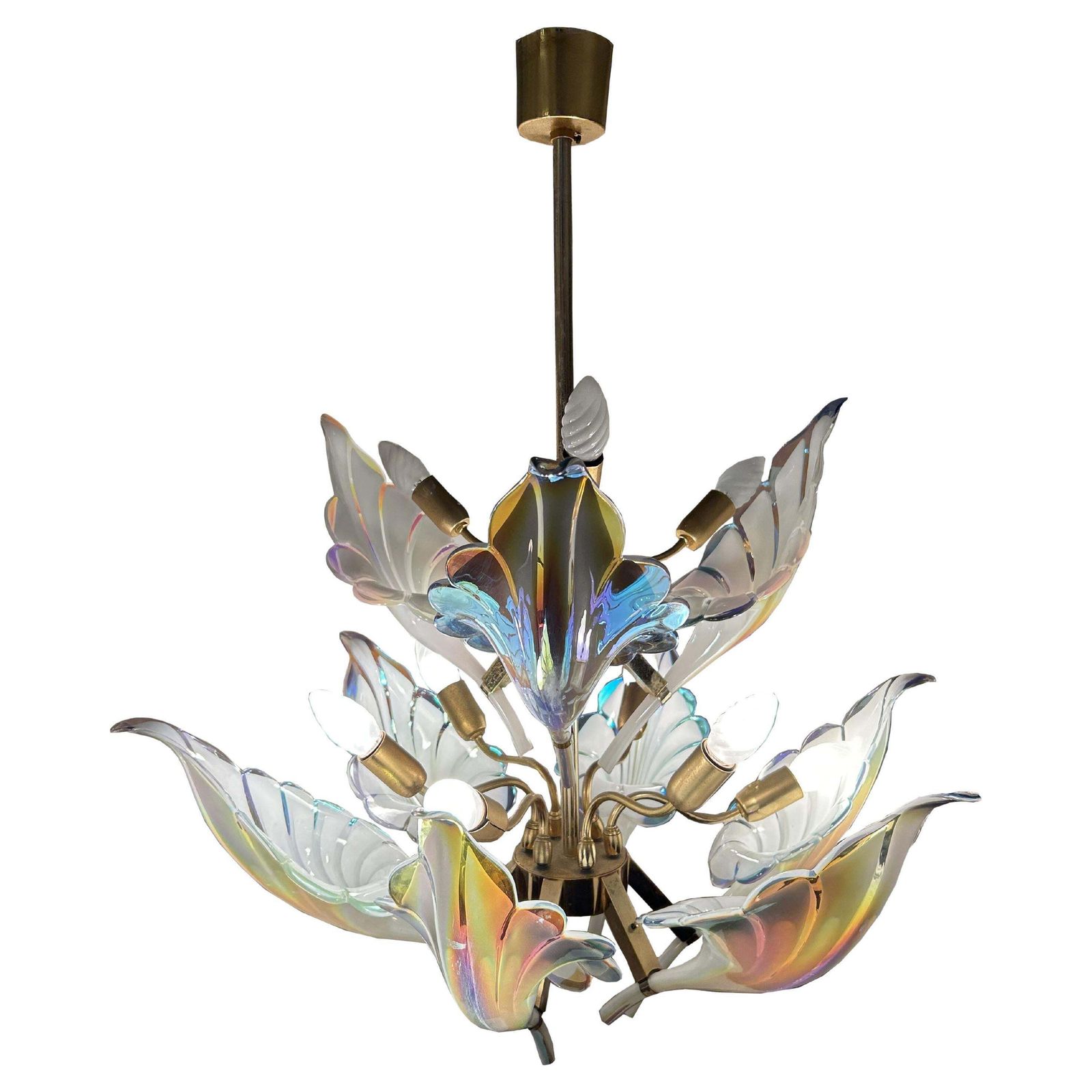 Wings Of Freedom, Majestic Murano Chandelier, 1980's