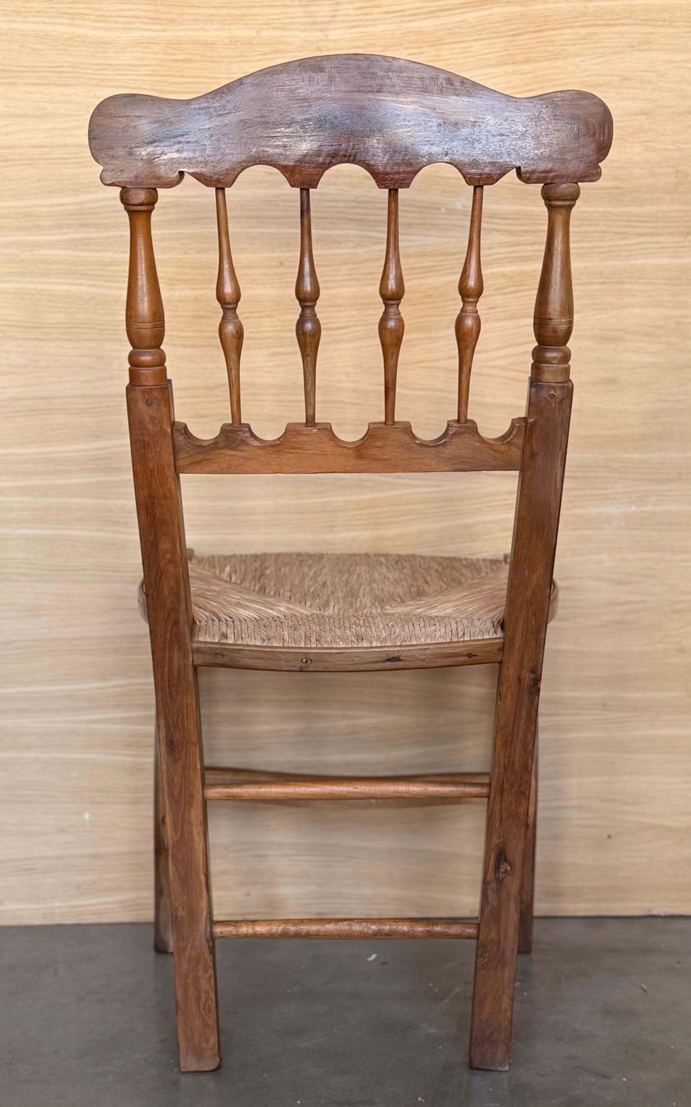 19th Spain Dining Chairs With Wide Cane Seats, Set Of 10 photo vinterior