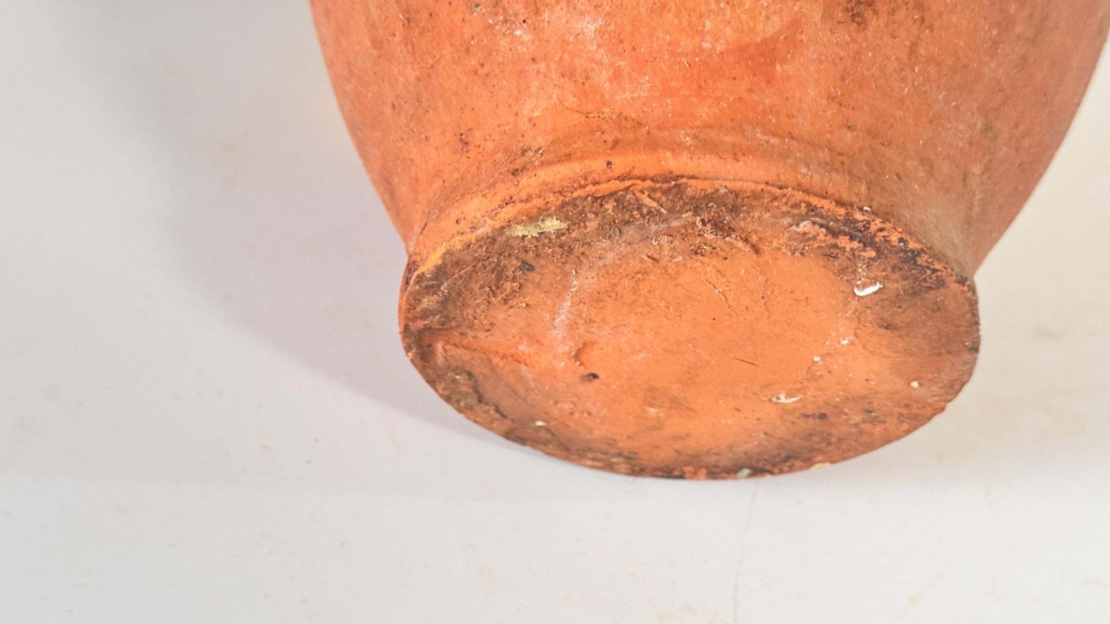 photo for sale 1970s French Glazed Pottery Jar Yellow &Natural Terracotta French Provencial