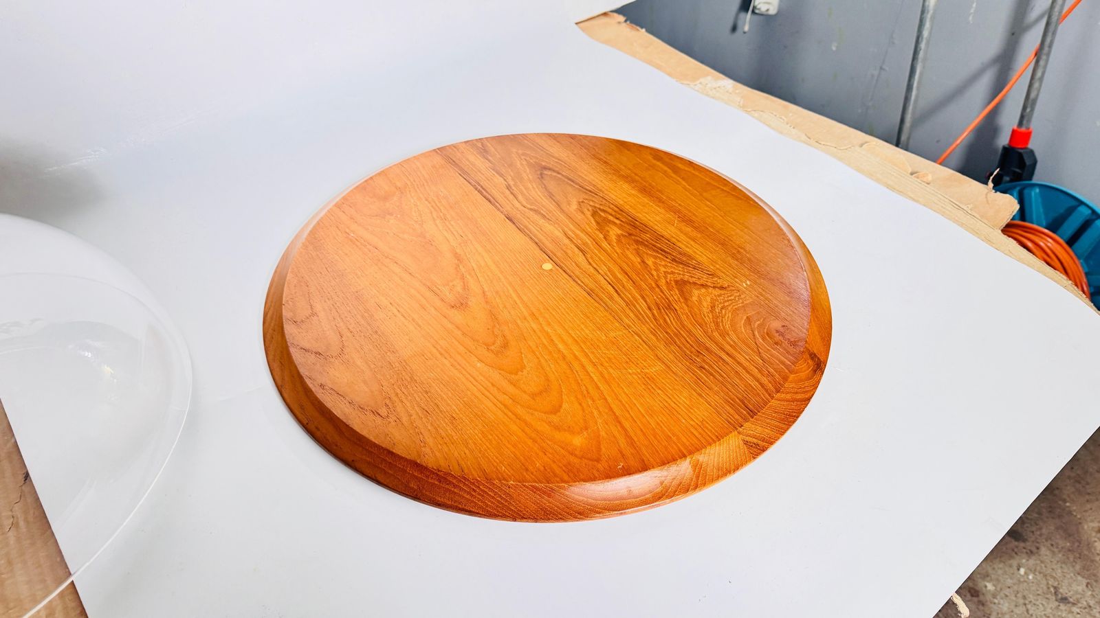 Serving Tray Cloche Plate Bell For Cheese Or Fruit In Plastic And Wood France photo buy