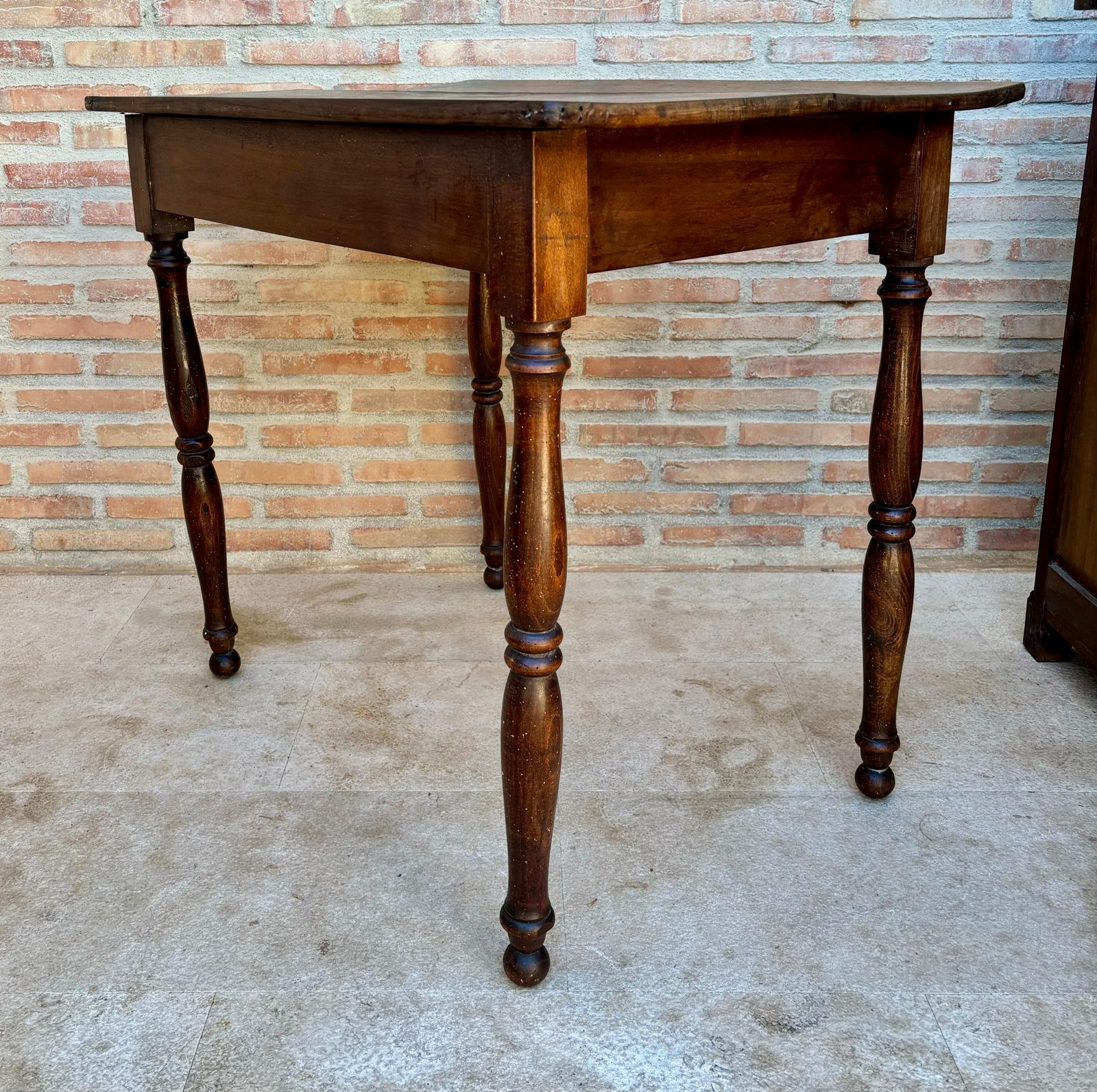 Table d'appoint ou table de travail française en chêne, début du XXe siècle, années 1920 photo 1845.0