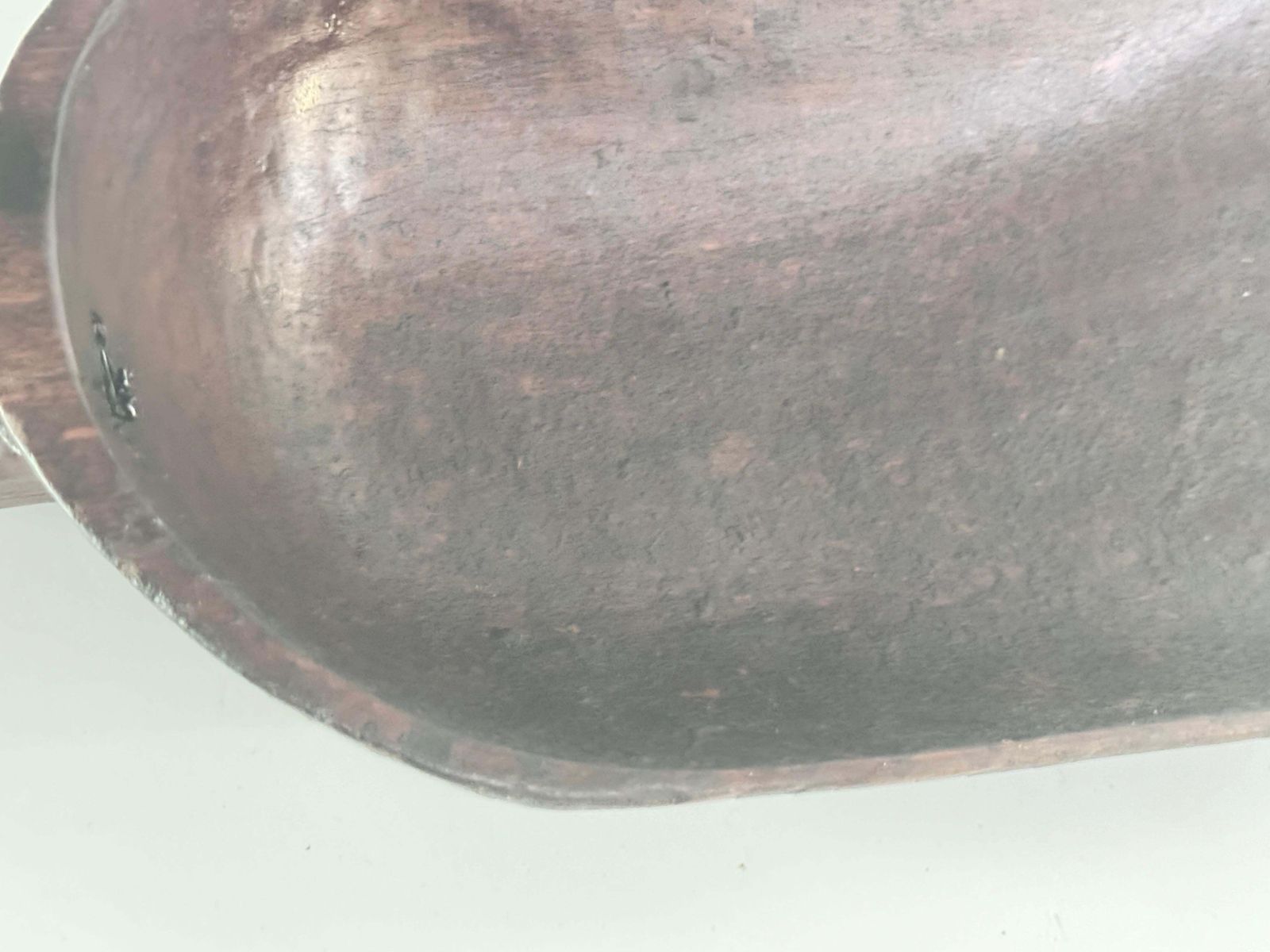 Hand Carved Grain Shovel 19th Century, Brown Color From England photo vintage