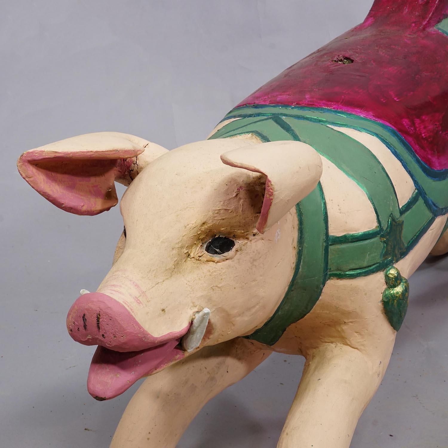 Great Antique Children Carousel Pig, Germany Ca. 1920s photo 1940.0