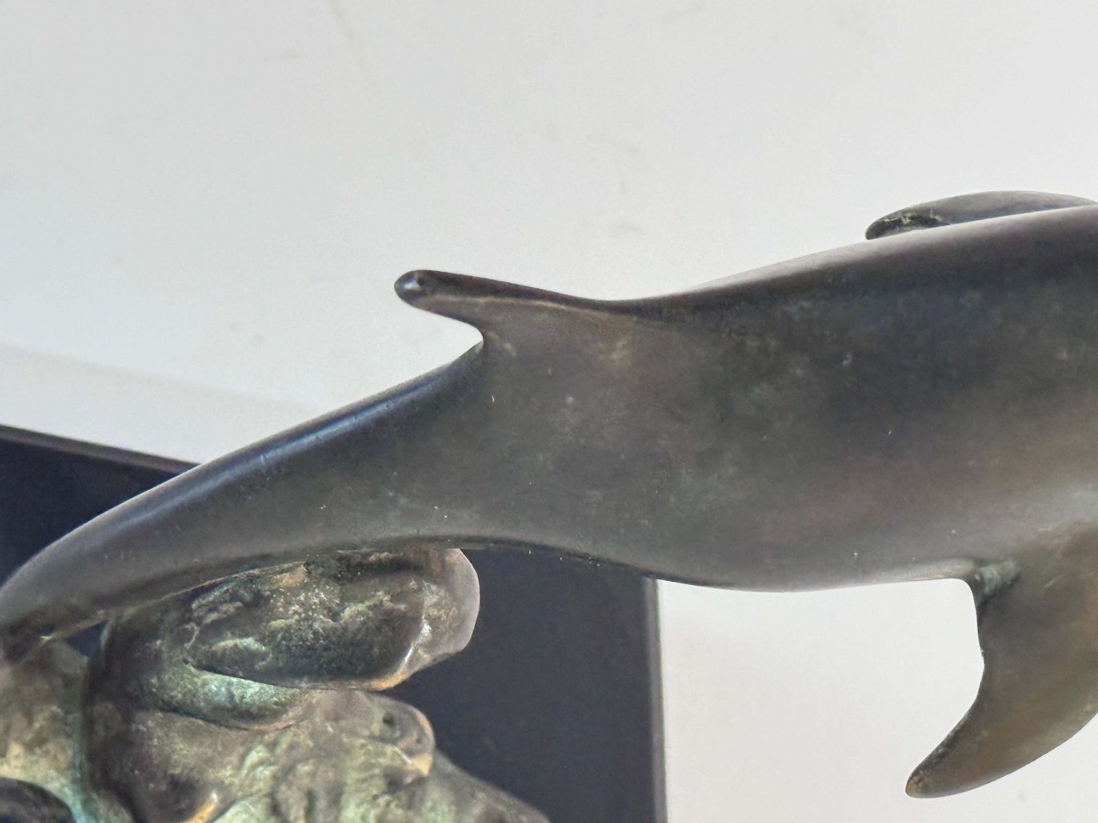 Rare And Magnificent Brutalist Bronze Dolphin Sculpture, 1970s, France photo 372.0