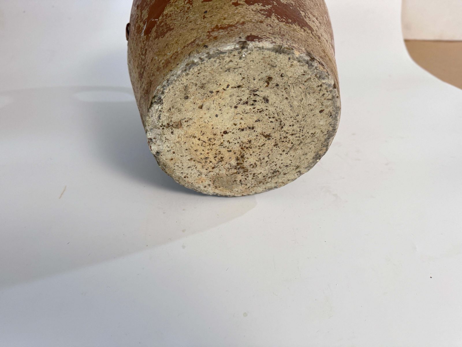 Japanese Style Stoneware Pottery Jug Pitcher With Amazing Glaze  19th France photo for sale