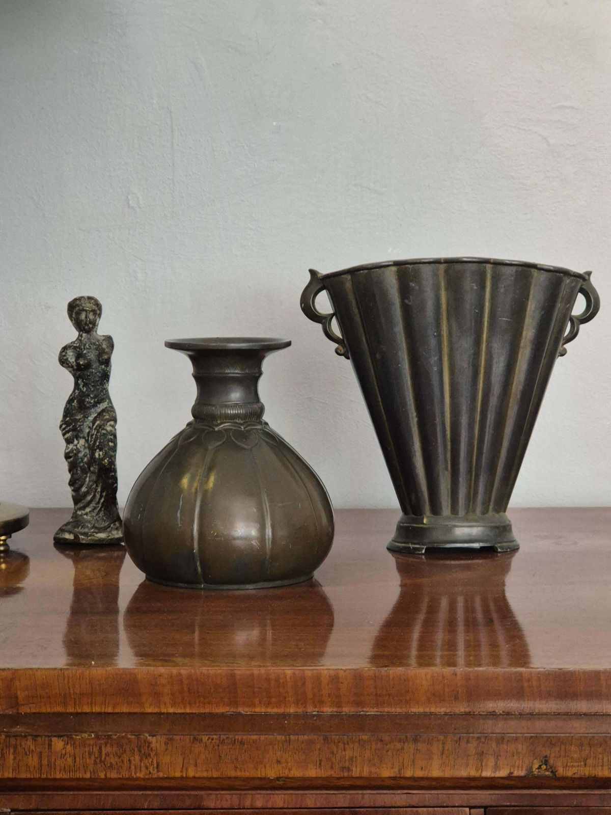 Rare Danish Grace / Art Deco Vase Model D88, Beautiful Decor By Just Andersen. photo vinterior