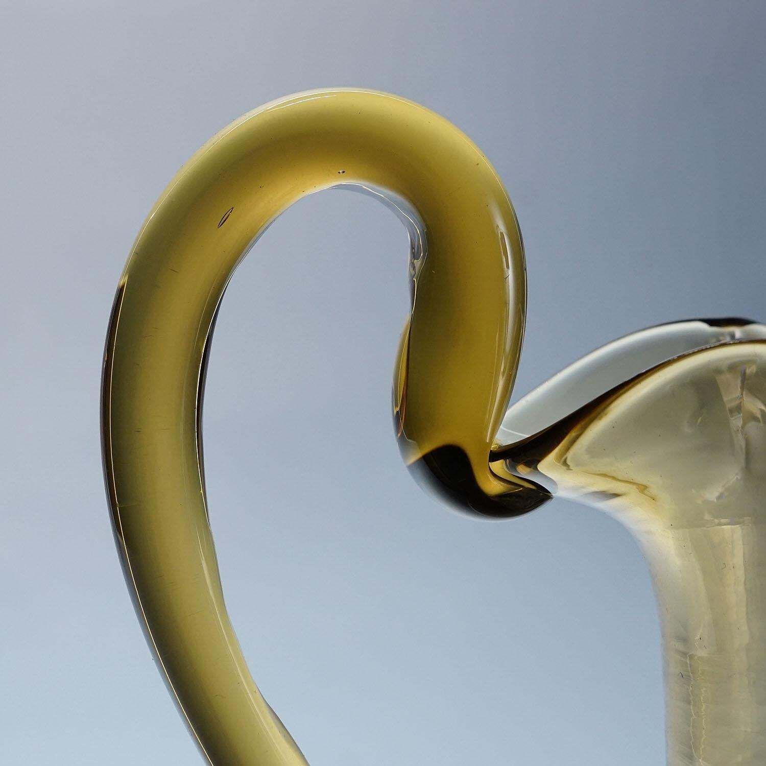 Vetro Soffiato Glass Jug Tiziano, Venini Murano Ca. 1930s photo 1494.0