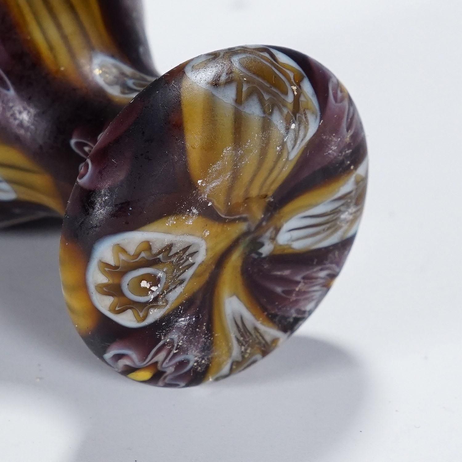 Antique Millefiori Vase By Fratelli Toso Murano Early 20th Century photo vinterior