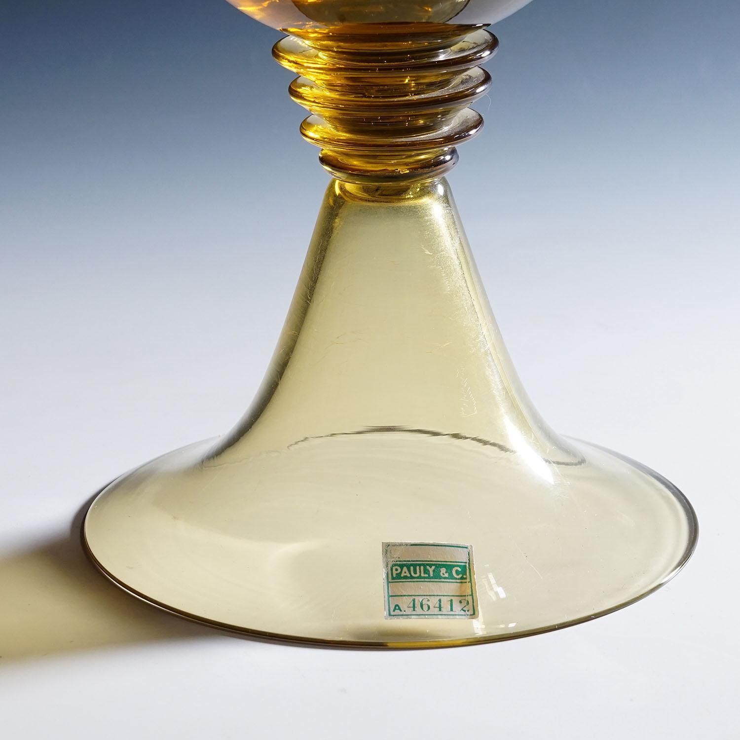 Vetro Soffiato Centerpiece By Guido Balsamo Stella Attr. For Pauli & Cia. C.V.M. photo Home Decor