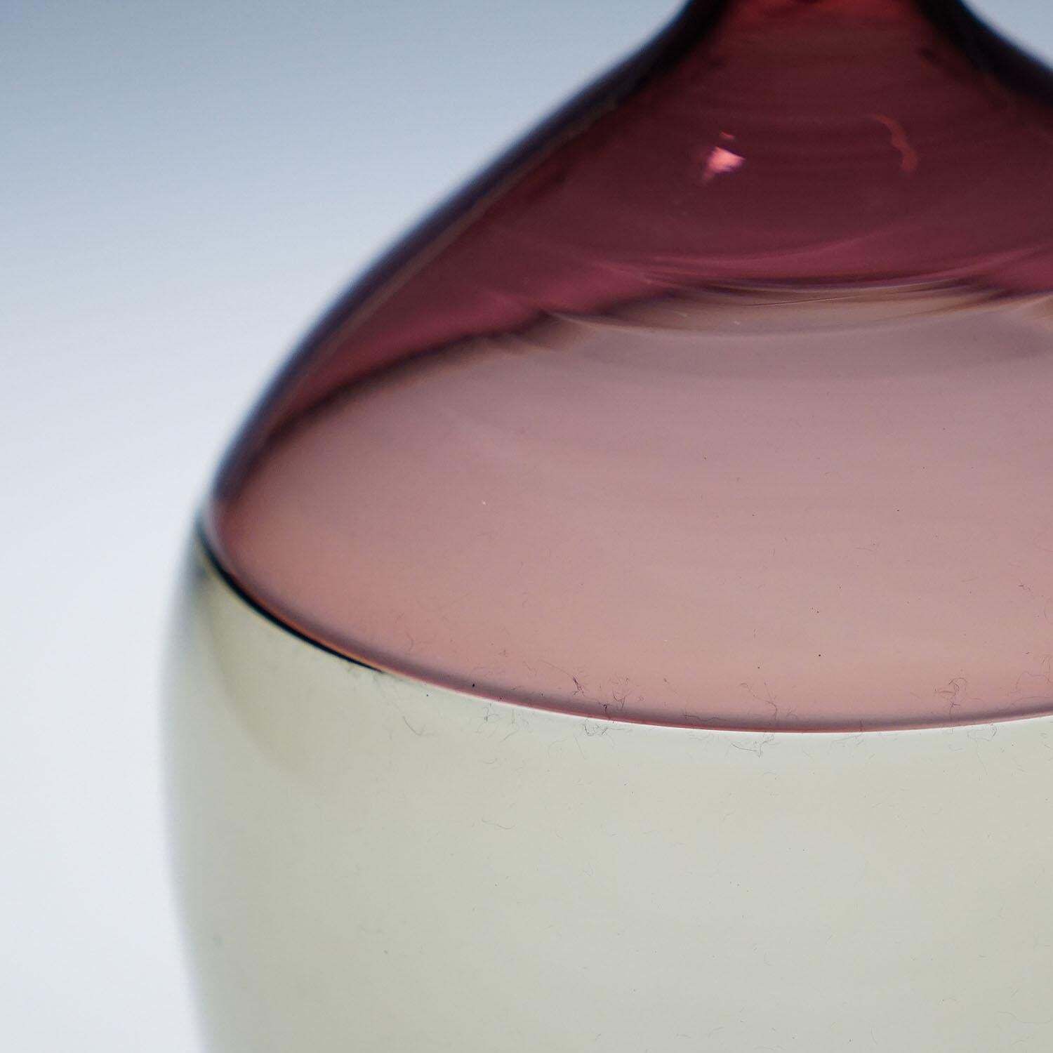 Art Glass Vase 'Bolle ' By Tapio Wirkkala For Venini, Murano 1966 photo vinterior