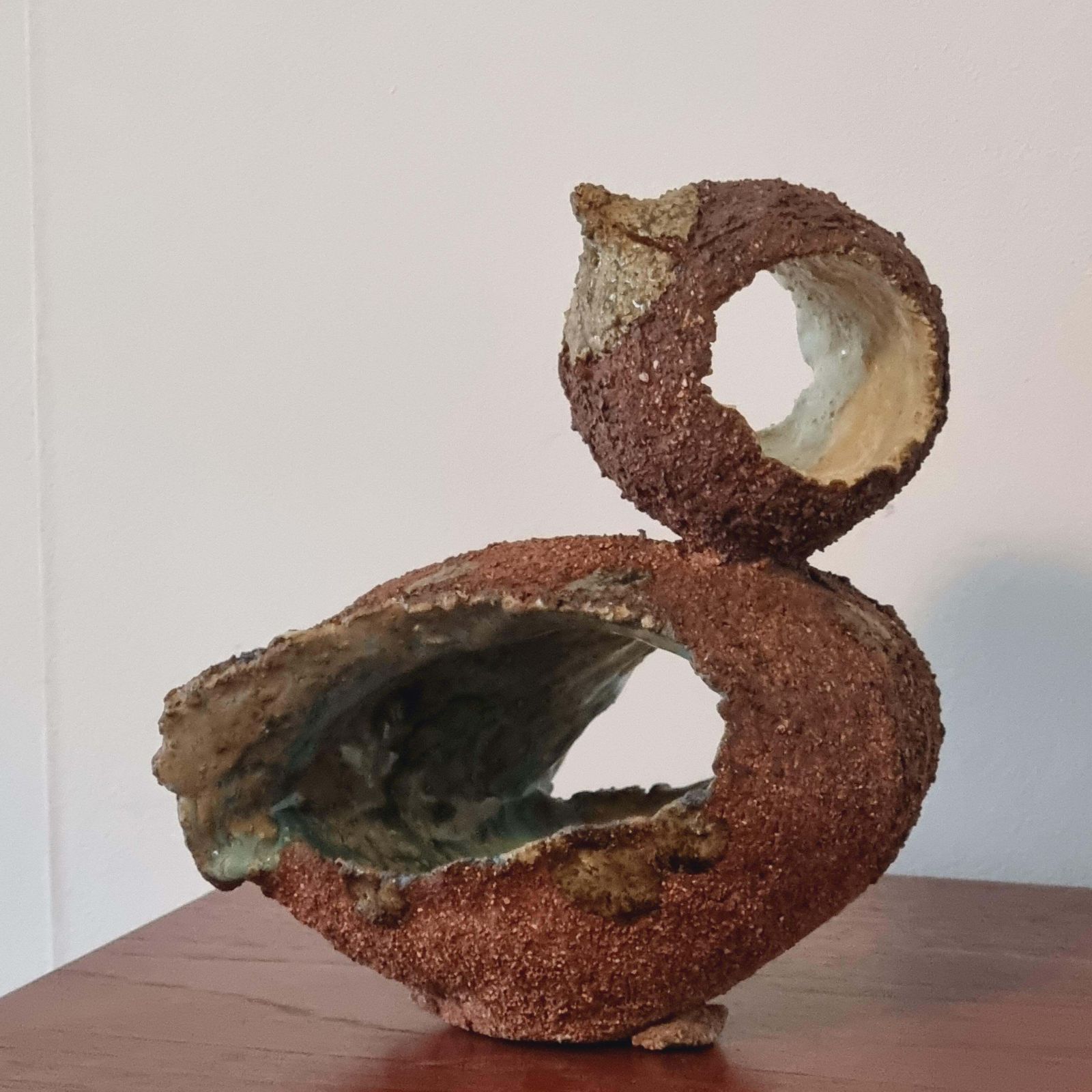 photo vinterior Tyra Lundgren, Sculpture In Stoneware, Sweden 1960s