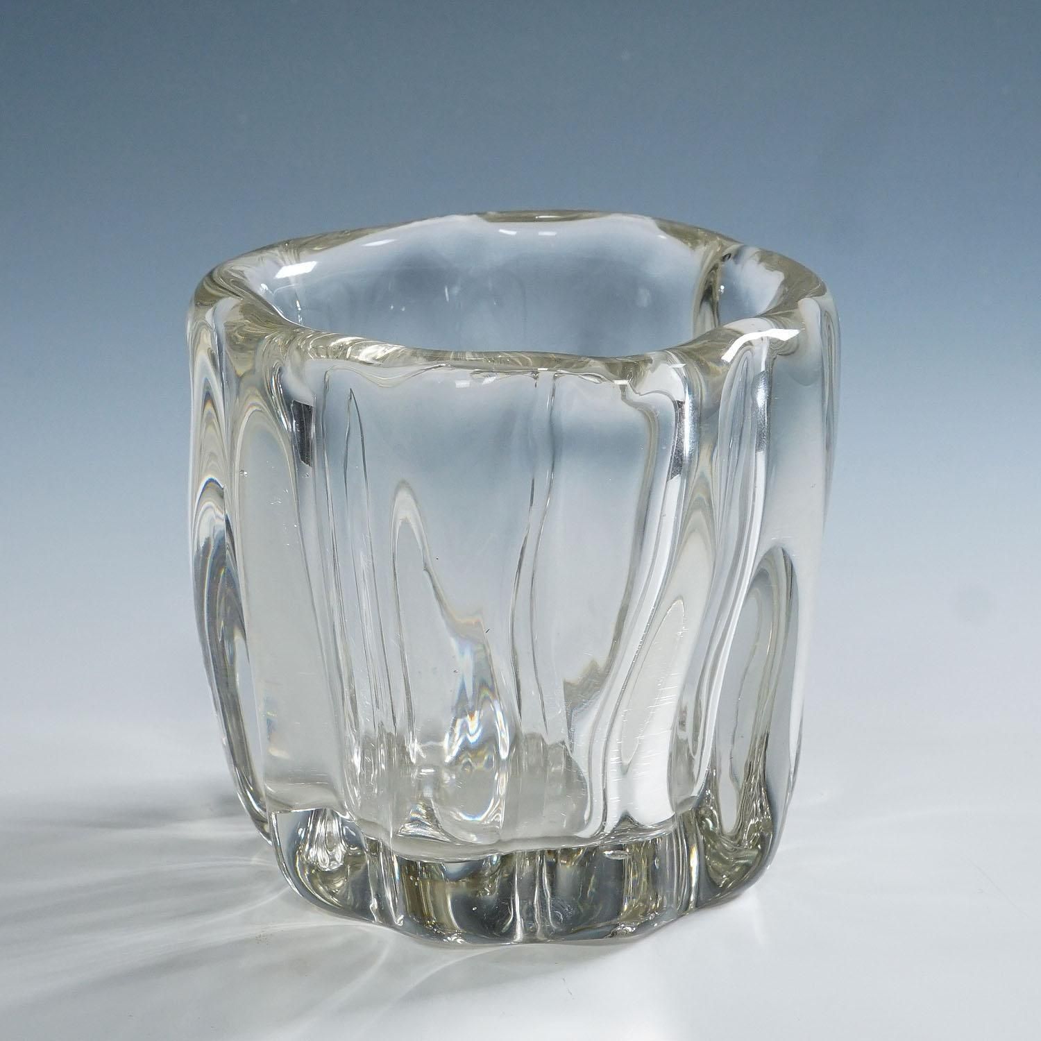 Stump Of A Tree Art Glass Bowl By Tapio Wirkkala For Iittala 1951 photo 487.0