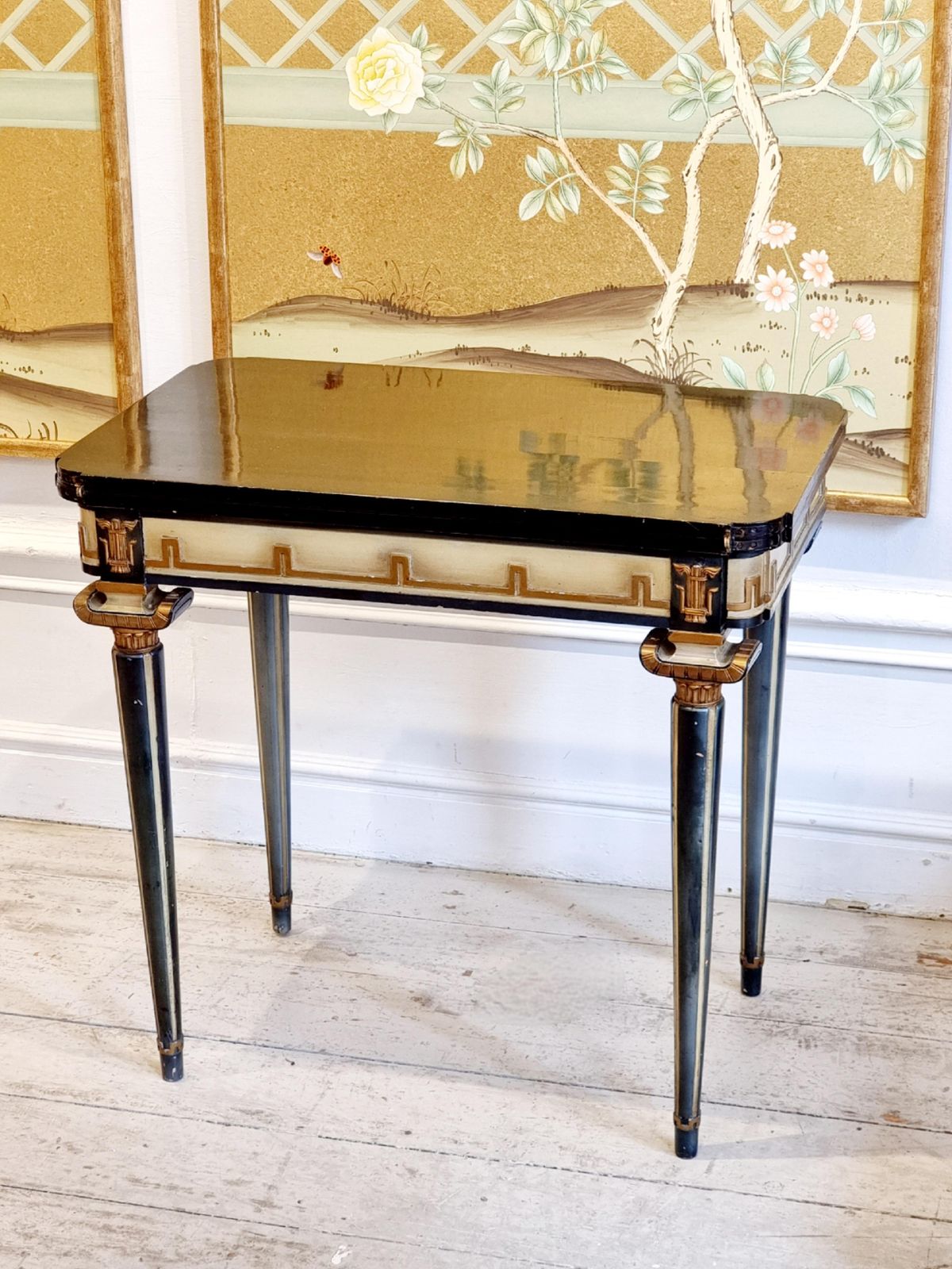 photo buy Swedish Grace, Game Table With Decor Of Meander In Relief, 1920/30s.