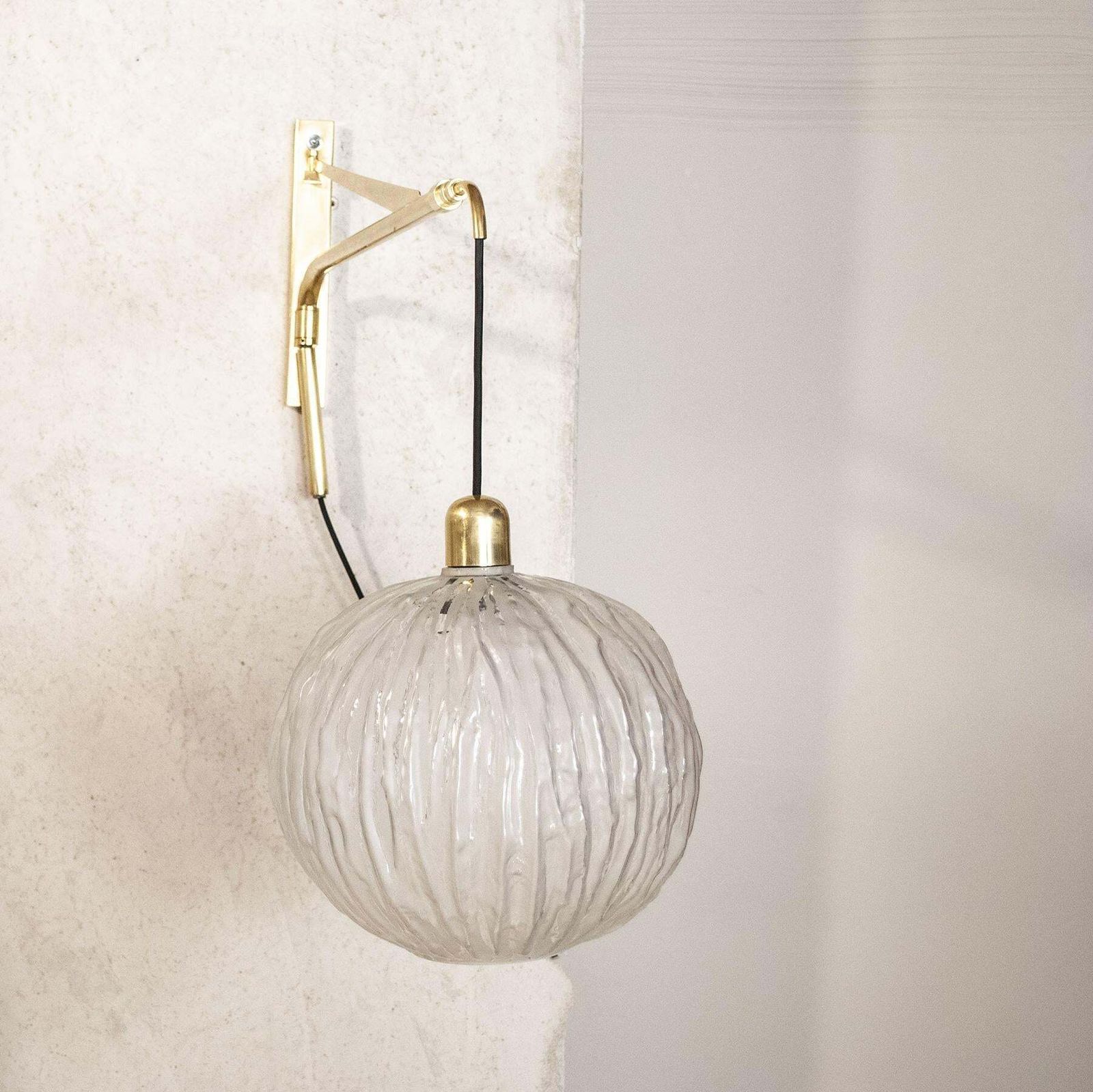 Italian Midcentury Wall Lights In Brass Mid Fifties ( Tommaso Barbi ) photo buy