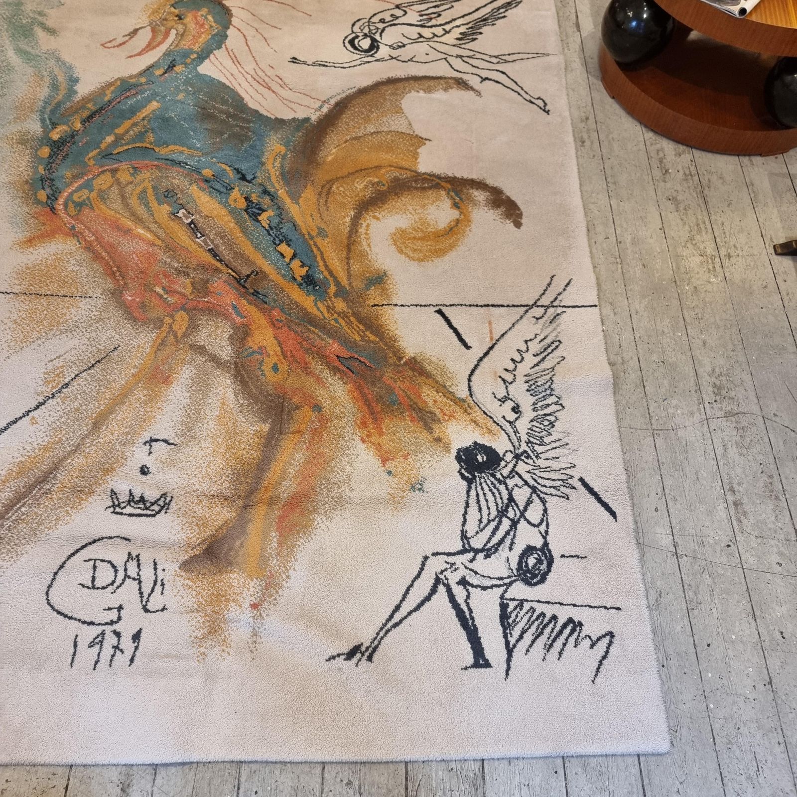 photo for sale Carpet, After Salvador Dali, Ege Axminster, Denmark, Ca 274 X 179 Cm