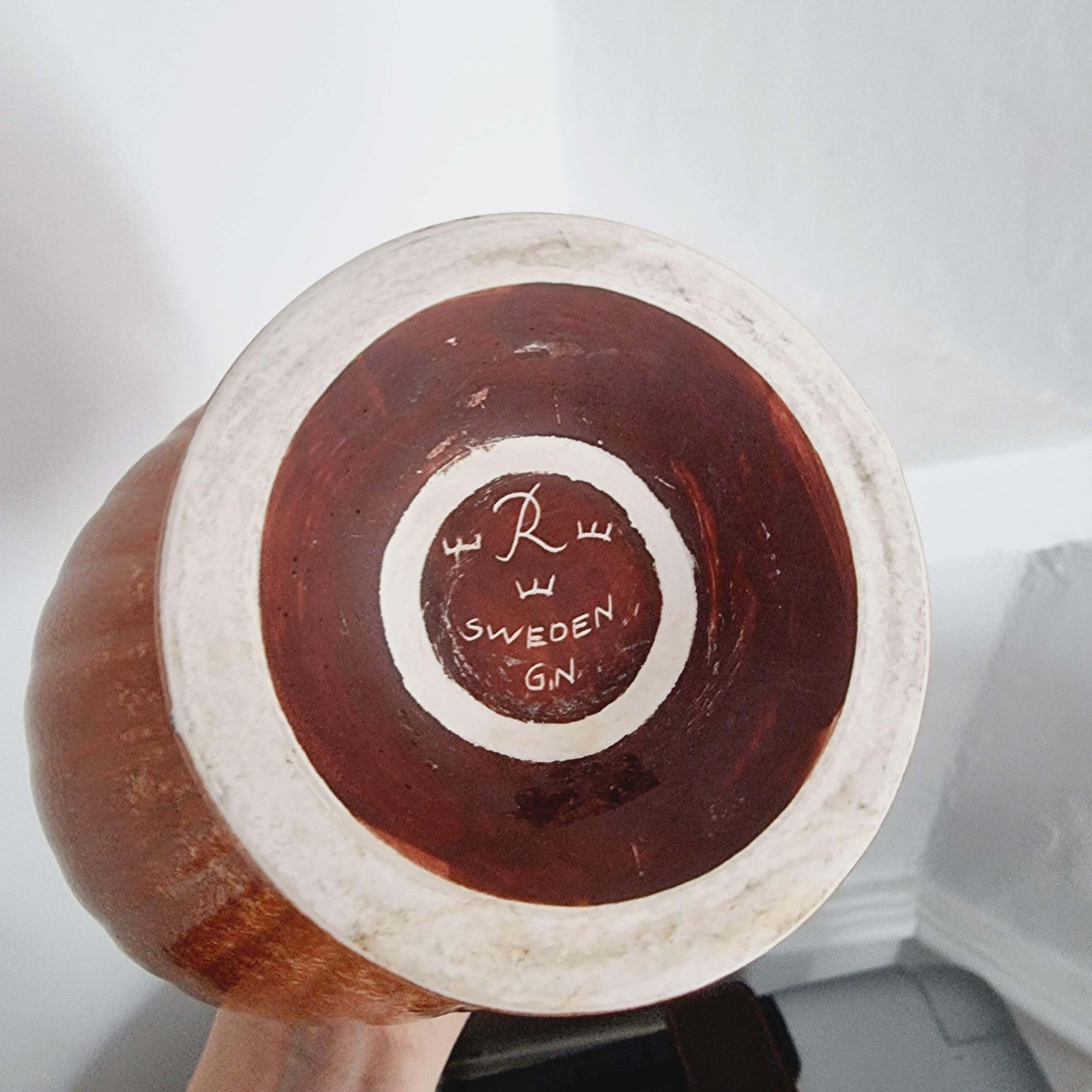 Gunnar Nylund, Large Decorative Ceramic Vase / Carafe, Scandinavian Modern photo 1109.0