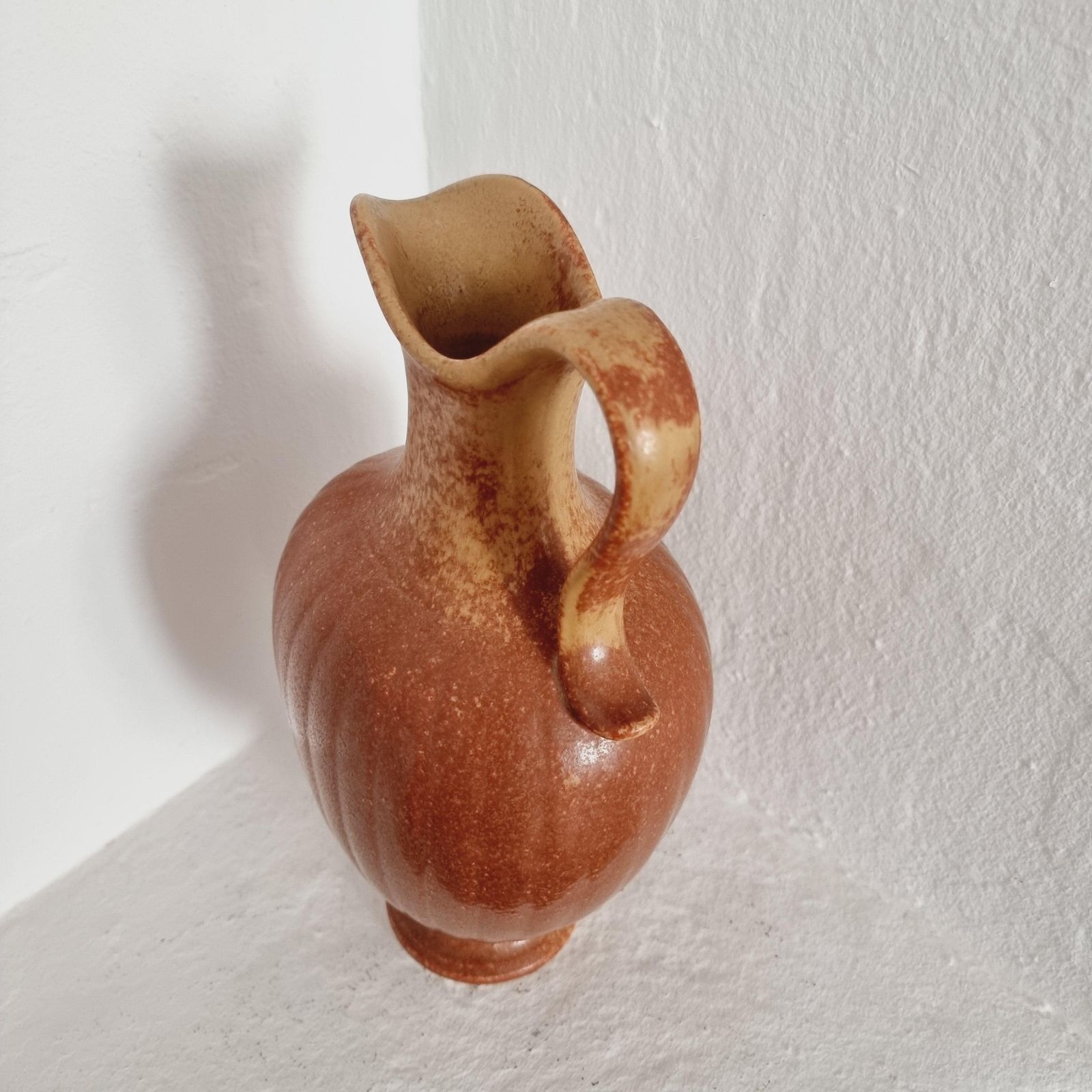 Gunnar Nylund, Large Decorative Ceramic Vase / Carafe, Scandinavian Modern photo vintage
