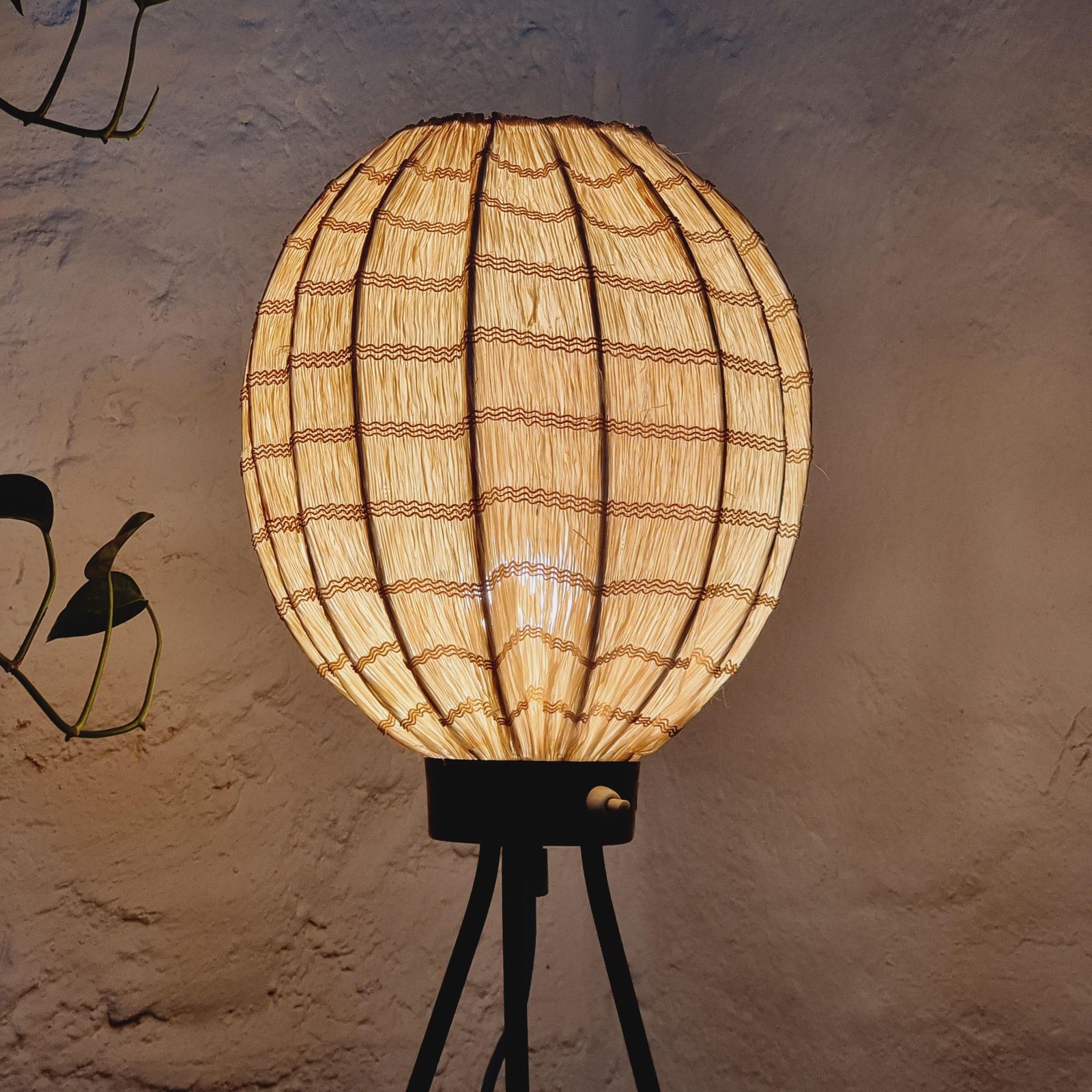 photo furniture Rare Swedish Tripod Floor Lamp, Scandinavian Modern / Mid Century Modern