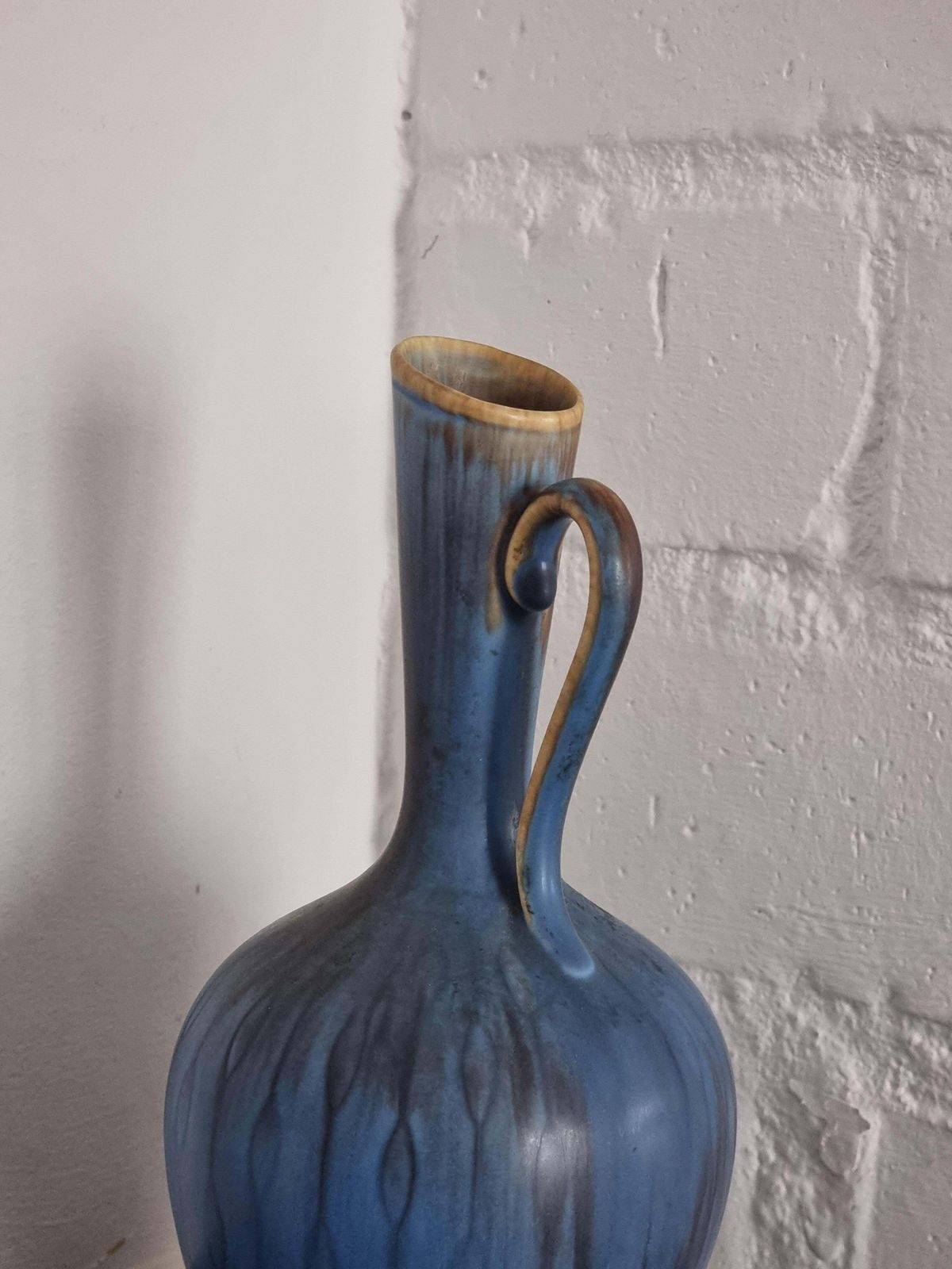 Gunnar Nylund, Ceramic Carafe/Vase With Rare Pattern, Scandinavian Modern photo 1130.0