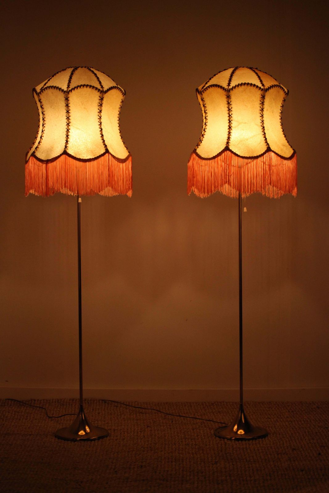 Bergboms, Pair Of Floor Lamps, G 024, Brass, Scandinavian Modern / Midcentury photo 5675.0