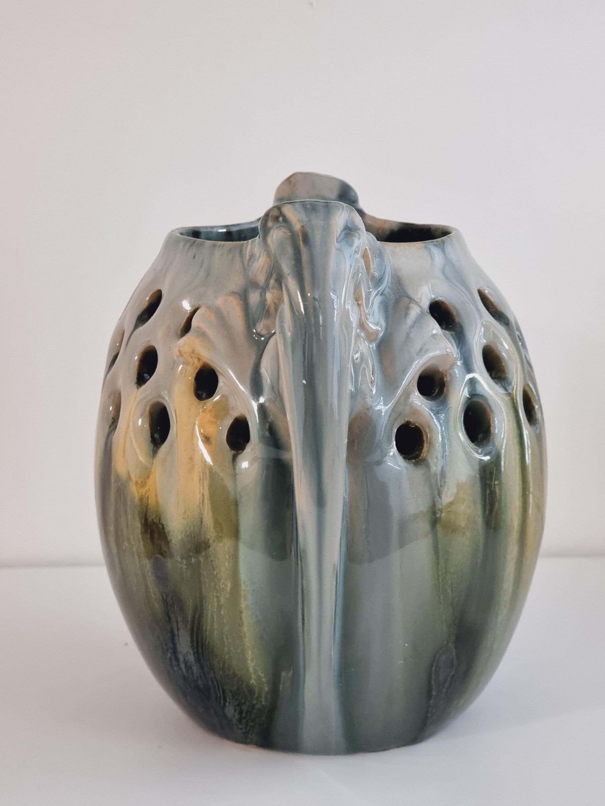 Michael Andersen & Son 'Ma&S', Rare Ceramic Vase, Jugend Early 20th C, Denmark photo Home Decor