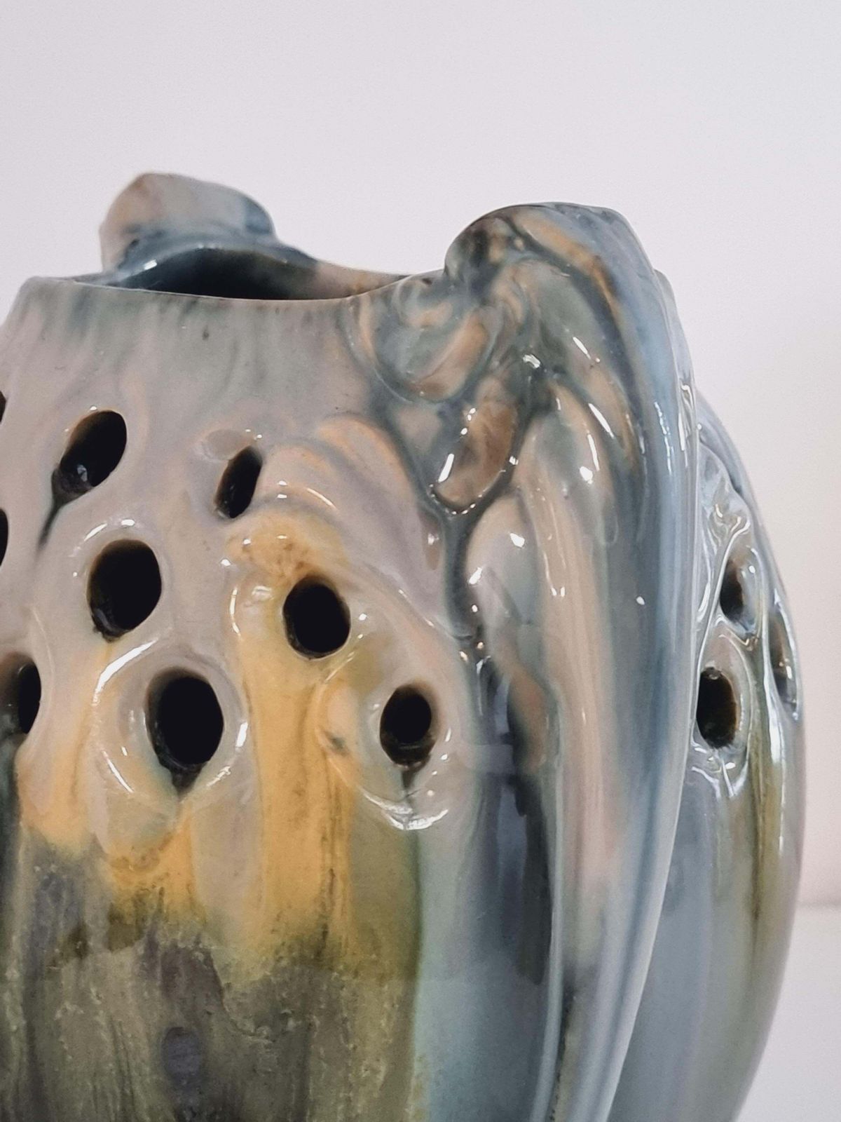 Michael Andersen & Son 'Ma&S', Rare Ceramic Vase, Jugend Early 20th C, Denmark photo buy