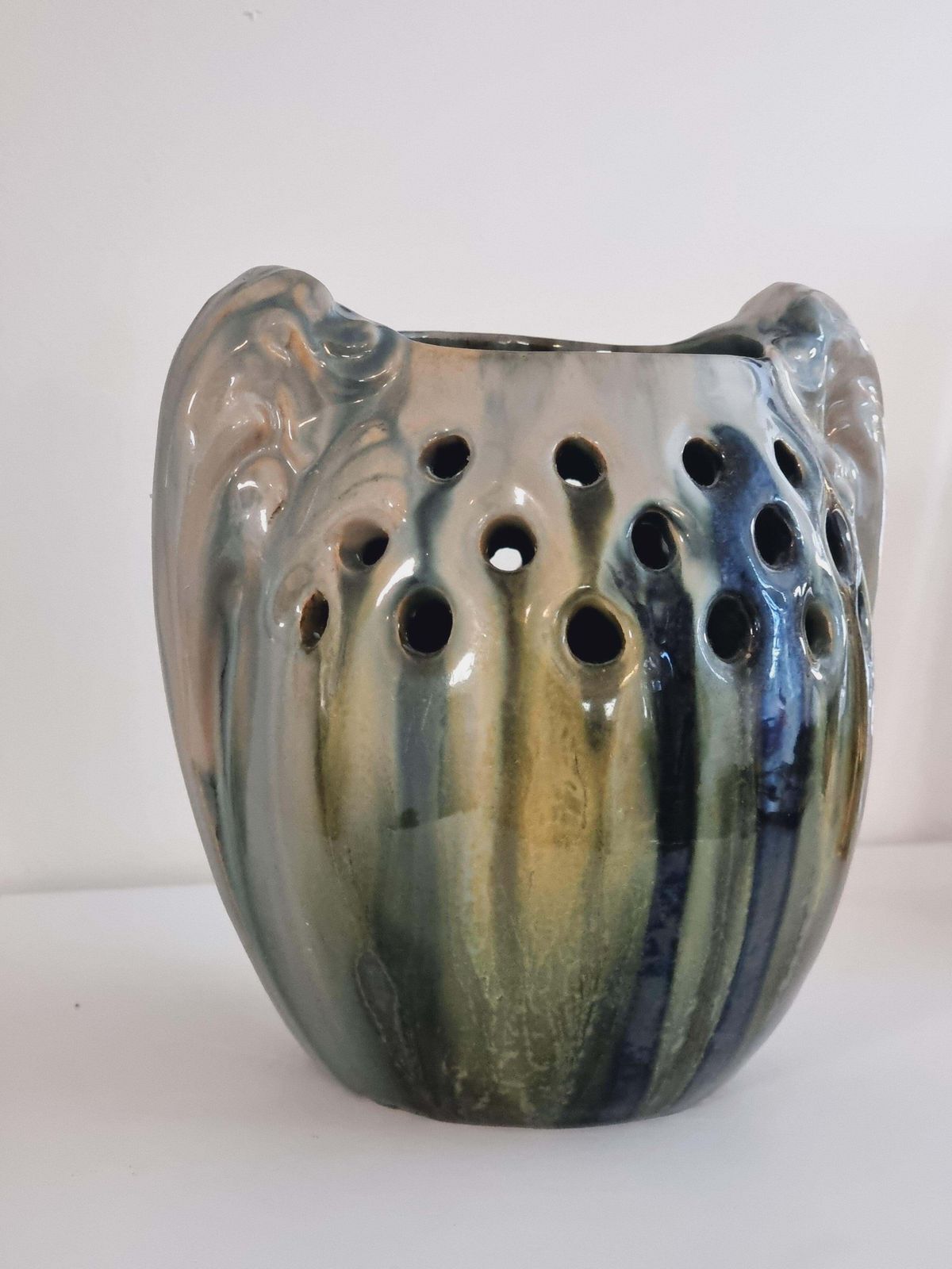 Michael Andersen & Son 'Ma&S', Rare Ceramic Vase, Jugend Early 20th C, Denmark photo vintage