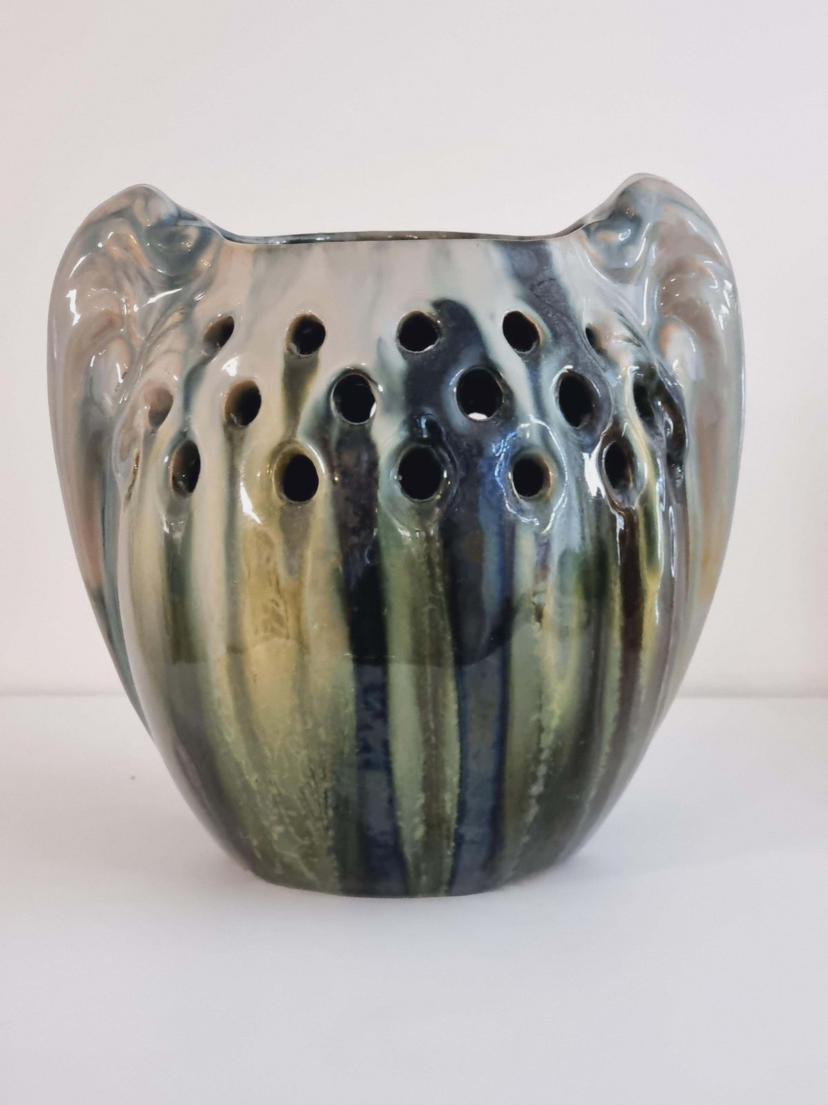 Home Decor Michael Andersen & Son 'Ma&S', Rare Ceramic Vase, Jugend Early 20th C, Denmark photo