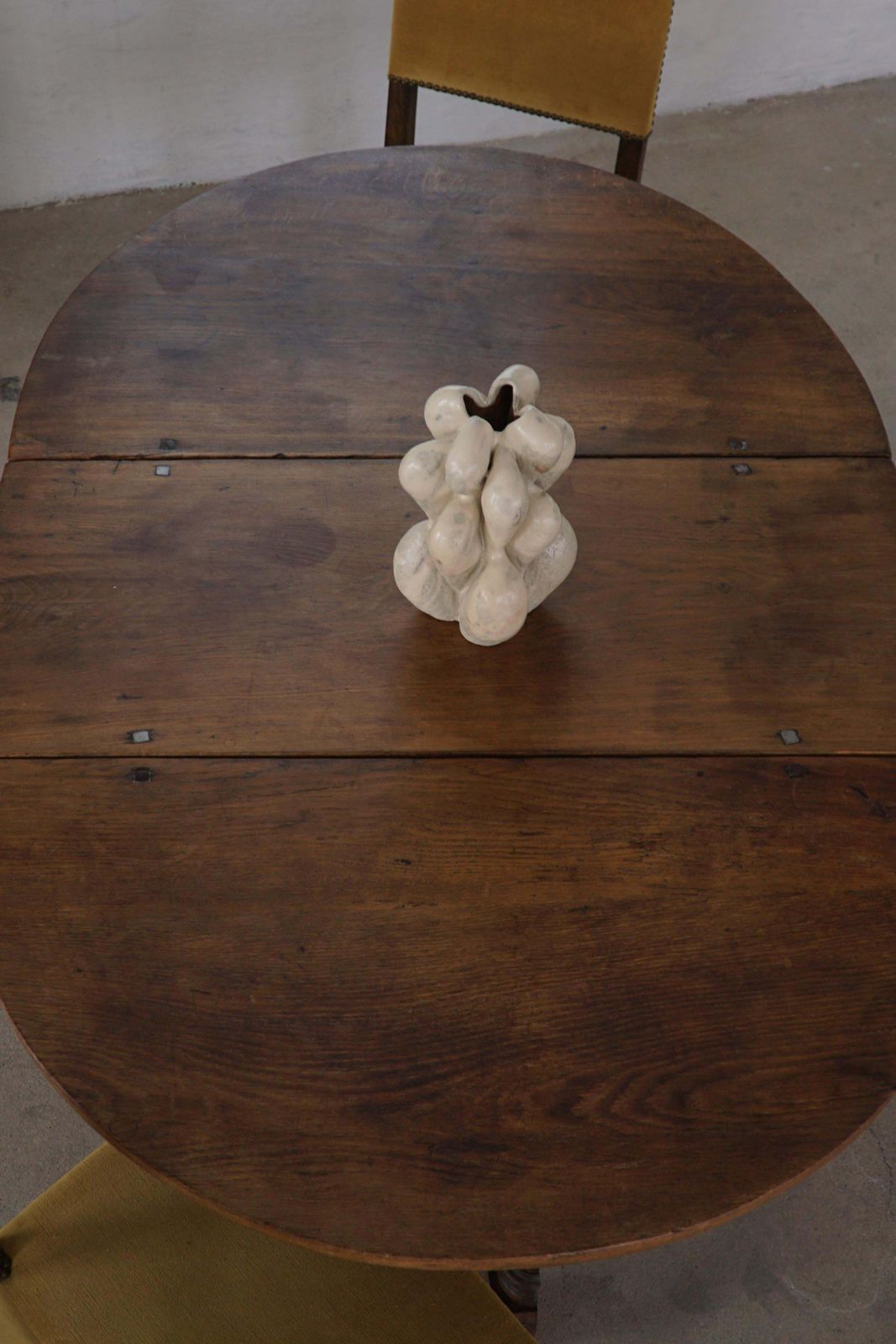 Antique Baroque Drop Leaf Table In Oak, Danish Cabinetmaker, 19th Century photo buy