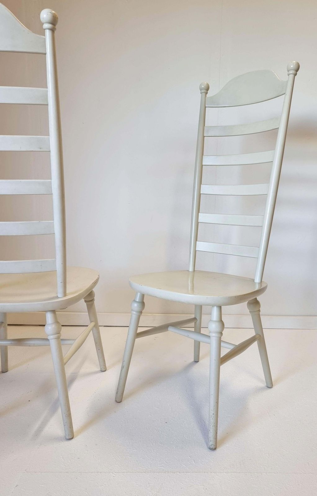 Lillemor Mannerheim, High Back "Mona" Chairs, 6 Pcs, Nesto, Scandinavian Modern photo vintage