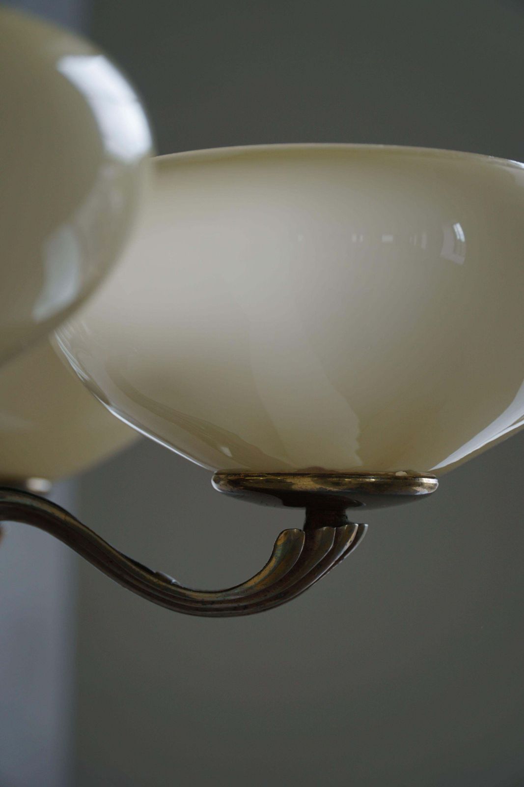 5 Arm Chandelier By Paavo Tynell, Model 1386/5 For Taito, Finland, 1930s photo vintage