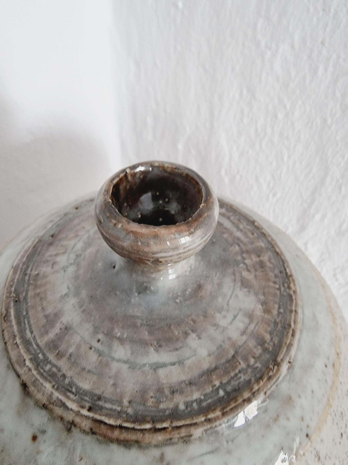 Rare Stoneware Vase By Sylvia Leuchovius For Rörstrand, 1960/70s photo vinterior