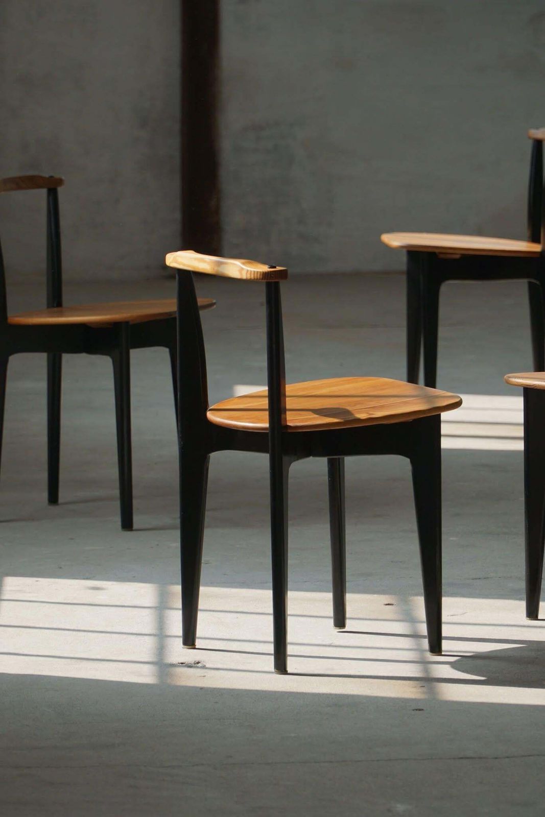 Set Of 4 Chairs 'Thema' In Pine By Yngve Ekström, Swedese, Swedish Modern, 1954. photo furniture