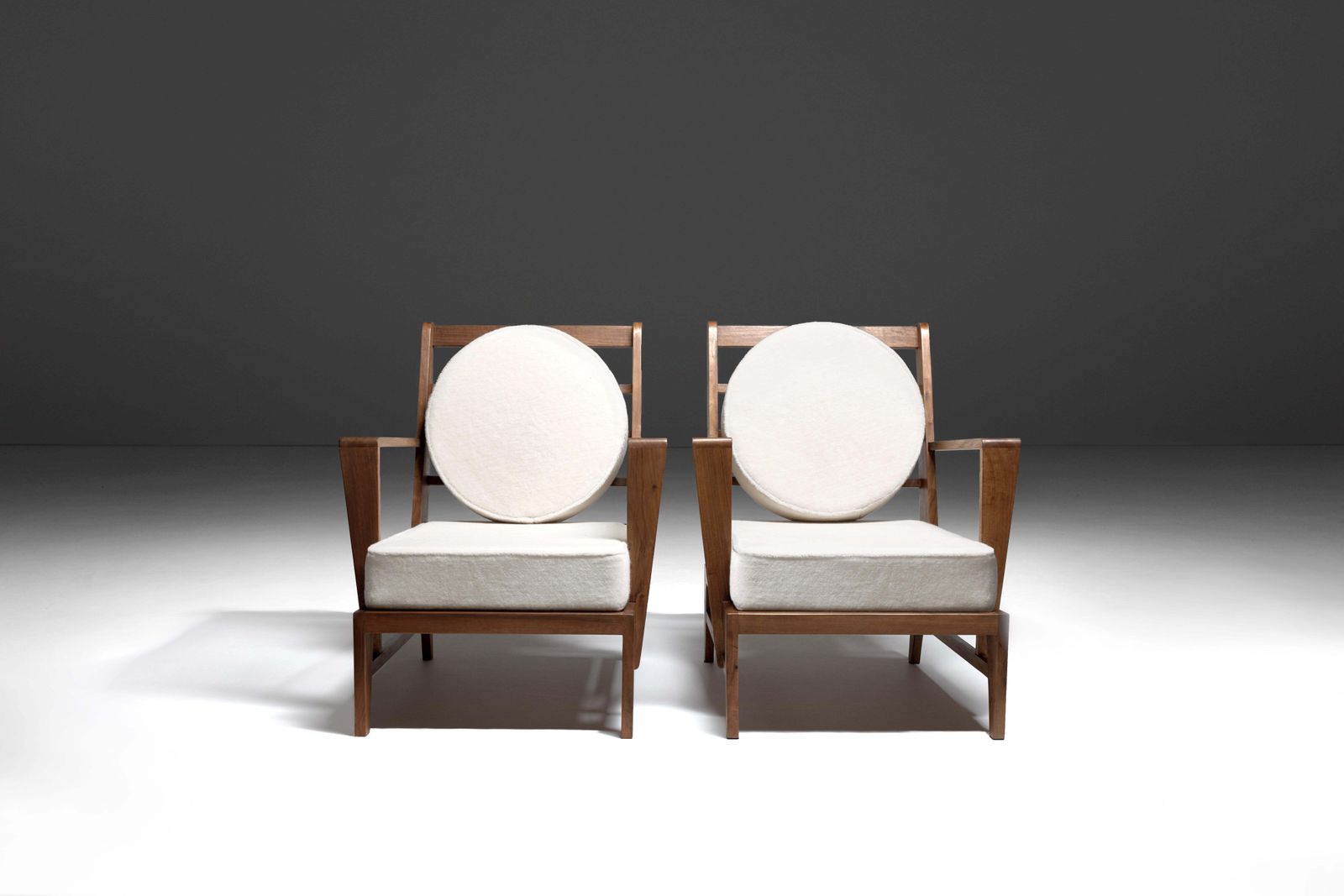 René Gabriel Reconstruction French Midcentury Armchairs photo for sale