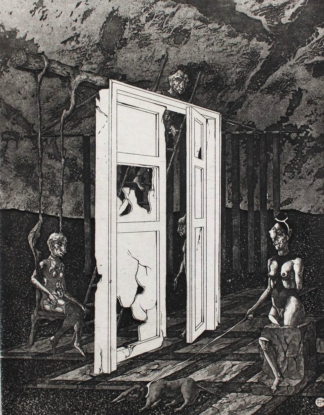 Podolczak Igorjealousy  Paper/Etching, 19.5x15 Cm, 19861986