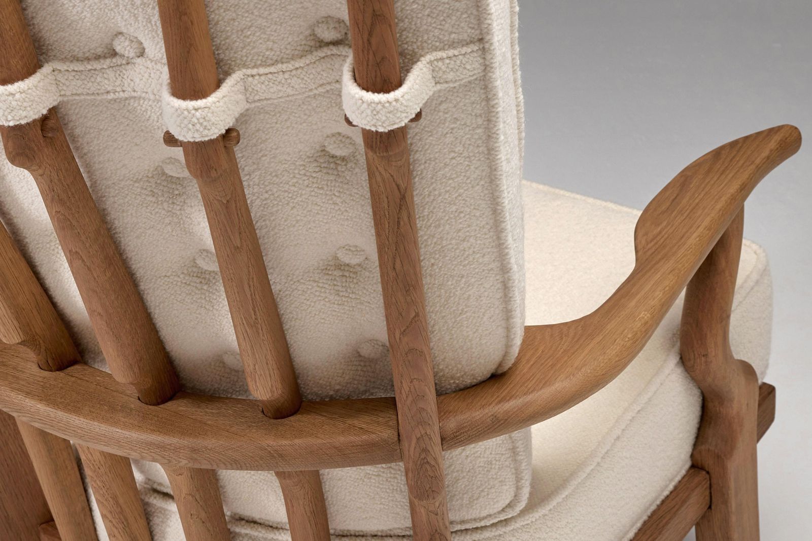 photo furniture Grand Repos Lounge Chair Attributed To Guillerme Et Chambron For Votre Maison