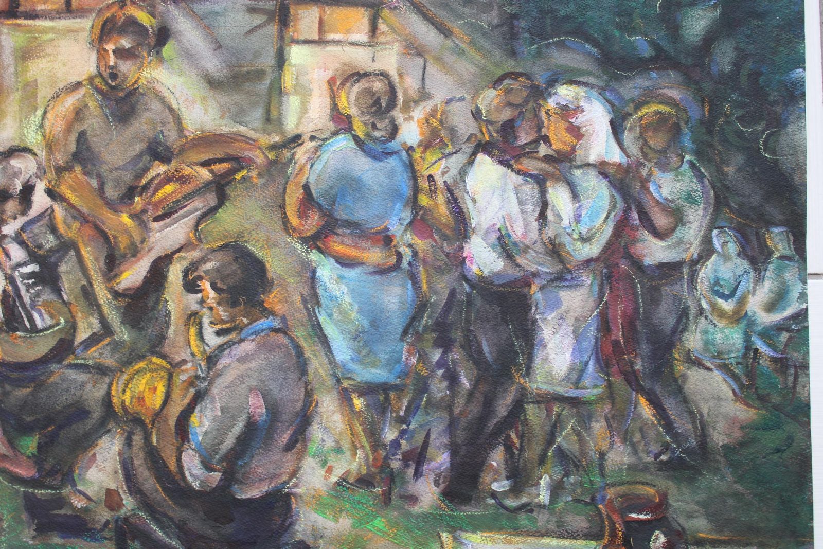 Dzidra Baumacountry Wedding  Paper, Watercolor, 54x74 Cm1985 photo Art